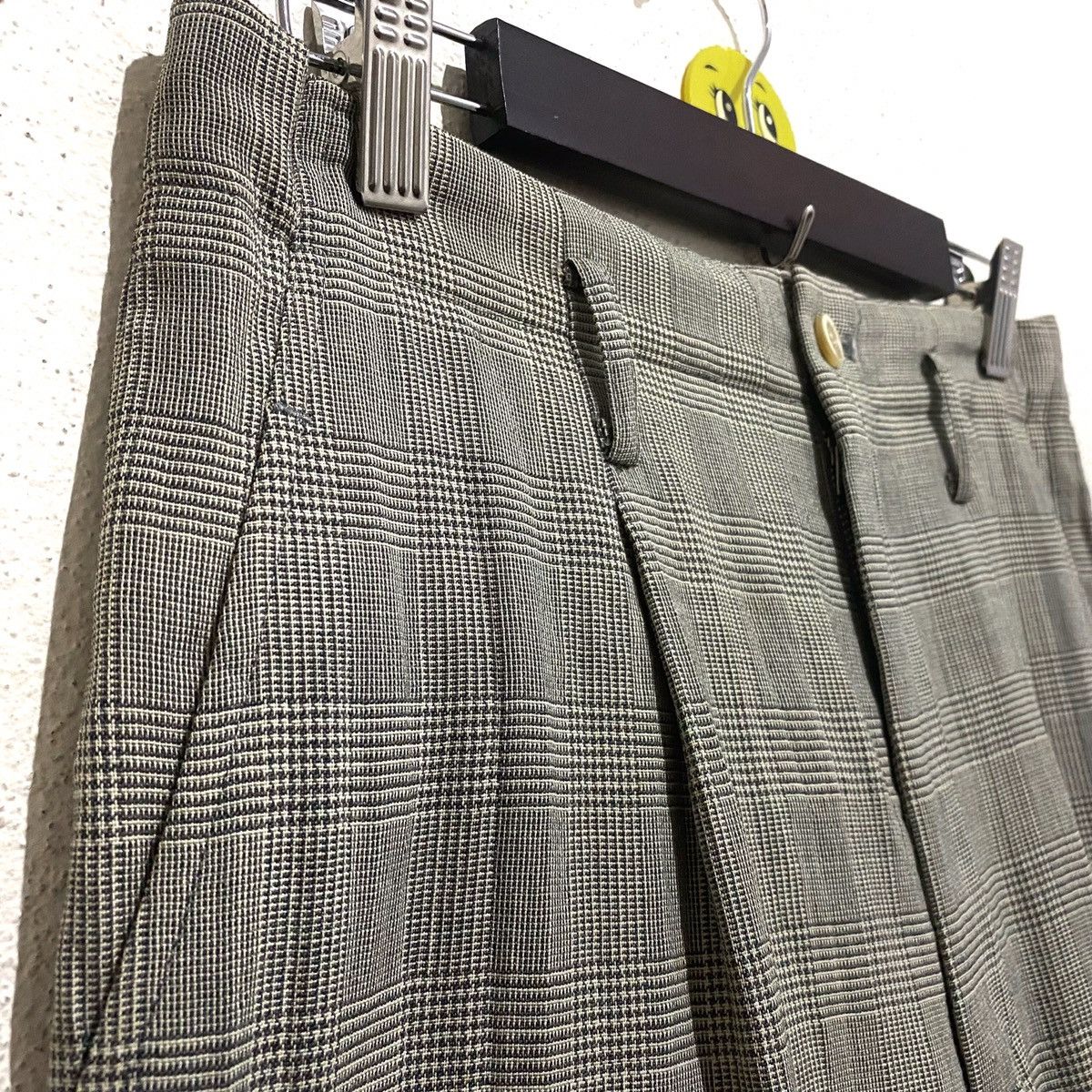 Comme des Garcons × Vintage Vtg AD92 COMME des GARÇONS homme Pants Tartan high waist Size US 28 / EU 44 - 2 Thumbnail
