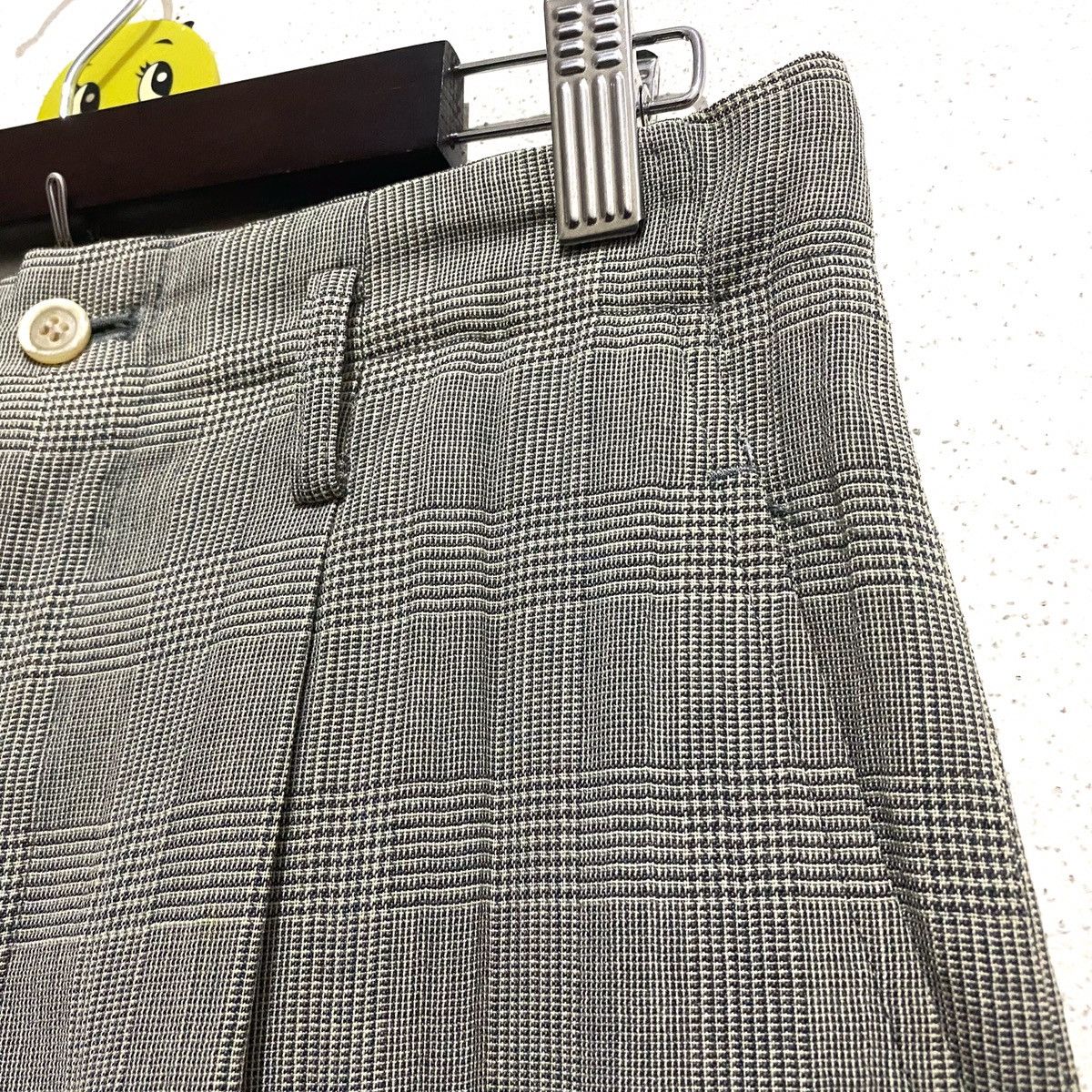 Comme des Garcons × Vintage Vtg AD92 COMME des GARÇONS homme Pants Tartan high waist Size US 28 / EU 44 - 4 Thumbnail