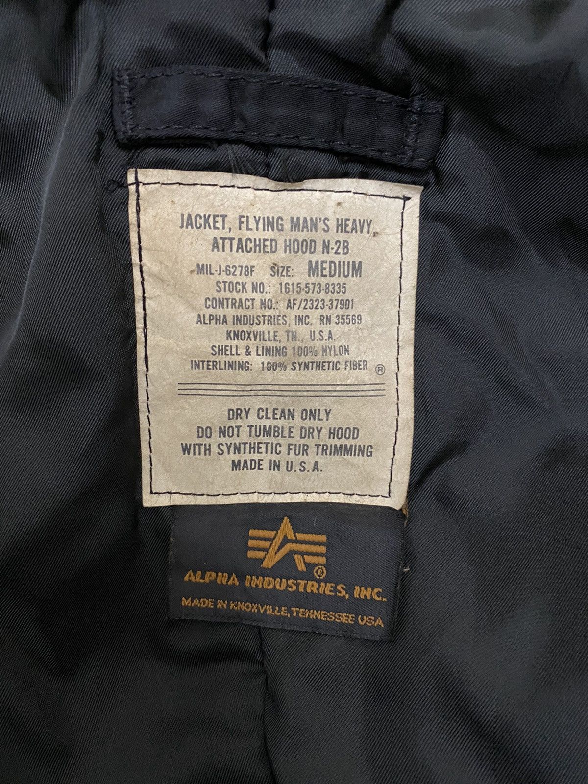 Alpha Industries RARE‼️Vintage Alpha Industries Military Flight Jacket Size US L / EU 52-54 / 3 - 11 Thumbnail