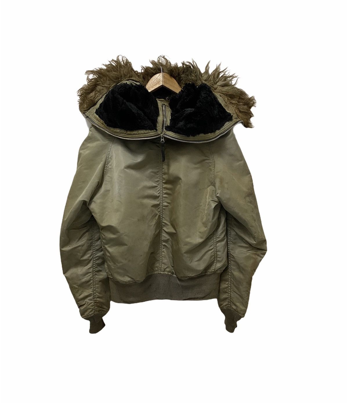 Alpha Industries RARE‼️Vintage Alpha Industries Military Flight Jacket Size US L / EU 52-54 / 3 - 9 Thumbnail
