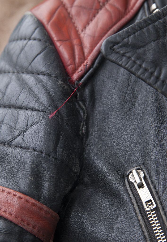 Vintage Vintage red/black biker jacket Size US XS / EU 42 / 0 - 5 Thumbnail