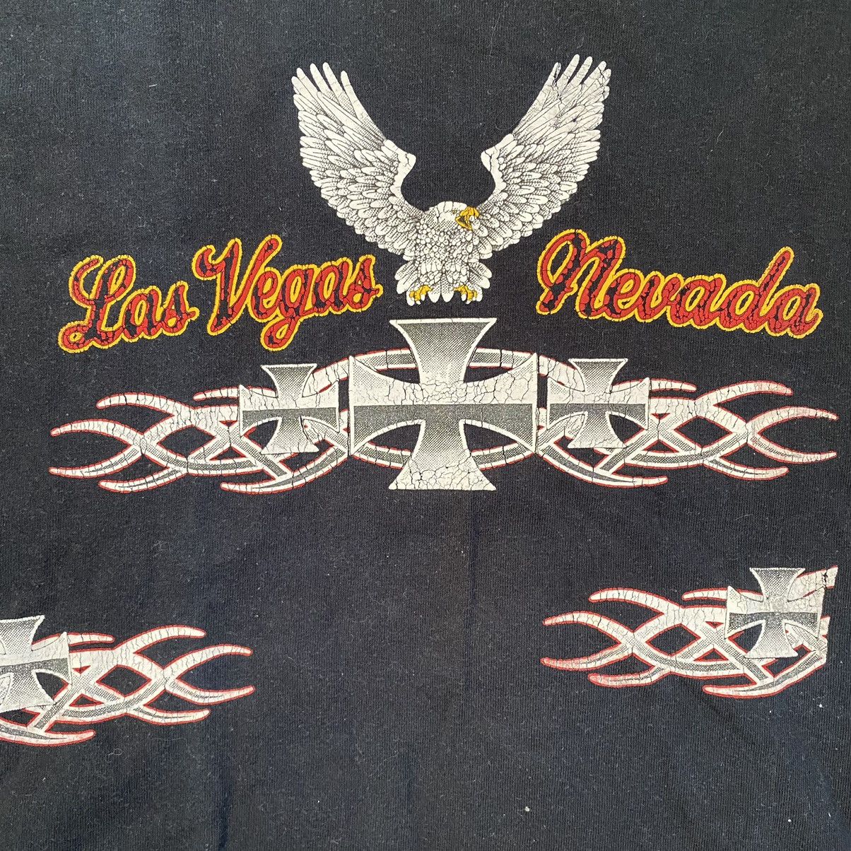 Vintage VINTAGE Y2K CHOPPERS LAS VEGAS NEVADA TRIBAL AMAZING T SHIRT Size US M / EU 48-50 / 2 - 3 Thumbnail