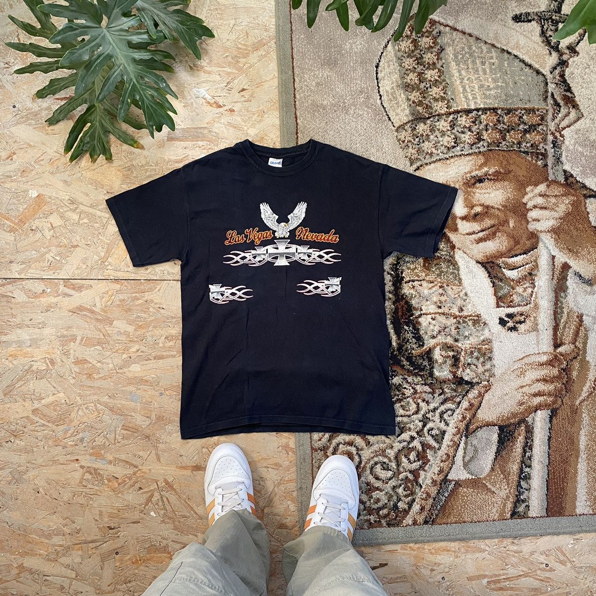 Vintage VINTAGE Y2K CHOPPERS LAS VEGAS NEVADA TRIBAL AMAZING T SHIRT Size US M / EU 48-50 / 2 - 1 Thumbnail
