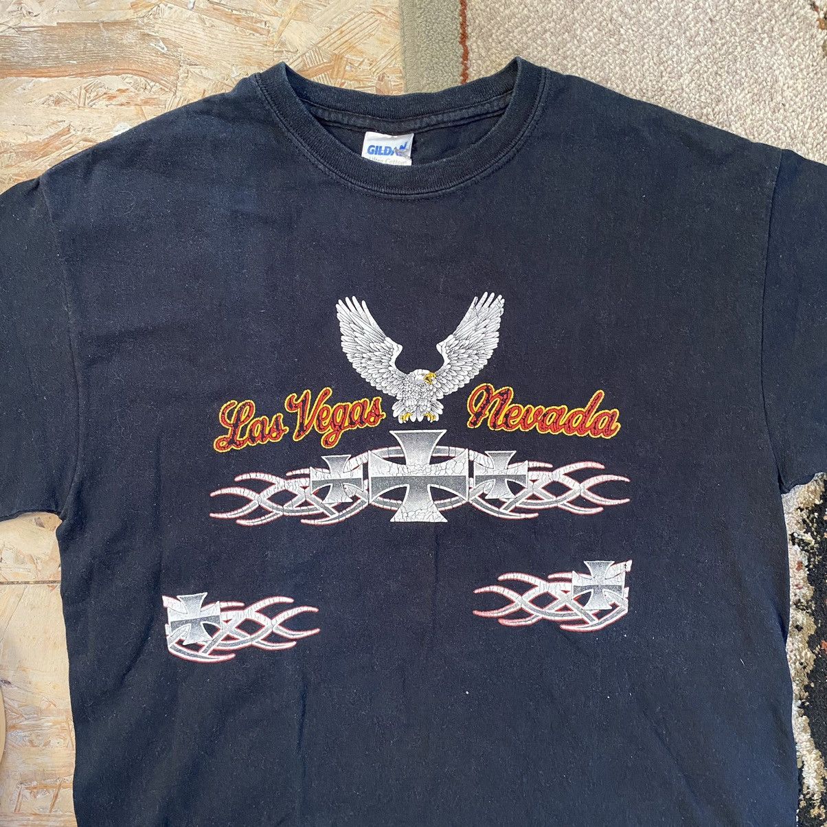 Vintage VINTAGE Y2K CHOPPERS LAS VEGAS NEVADA TRIBAL AMAZING T SHIRT Size US M / EU 48-50 / 2 - 2 Thumbnail