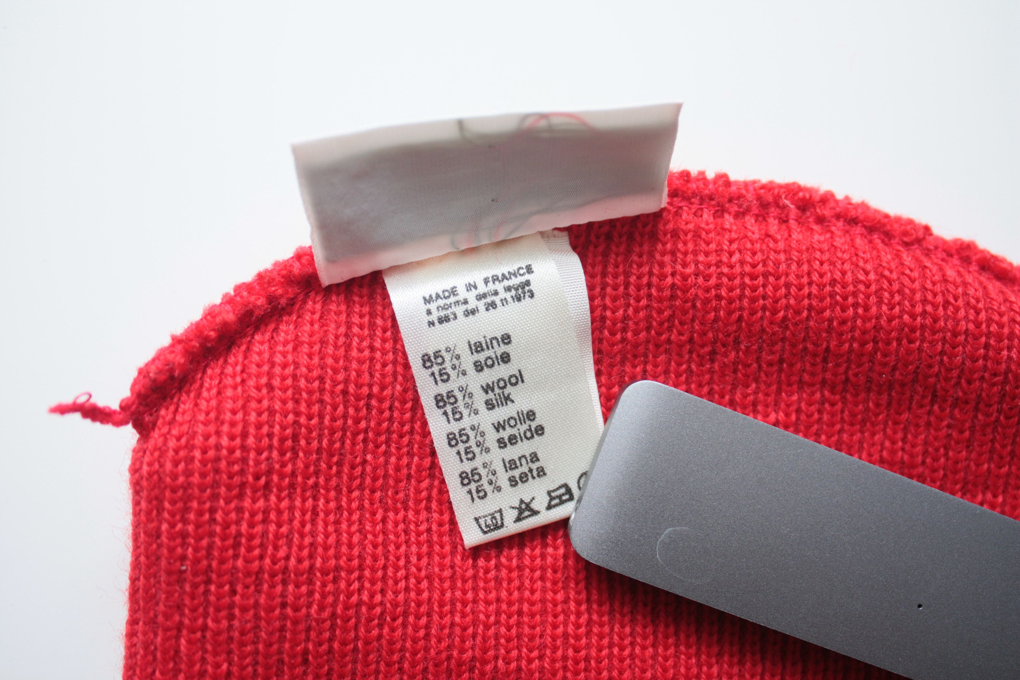 Lacoste Lacoste Vintage Red Hat Wool Silk Blend Made In France Size ONE SIZE - 6 Thumbnail