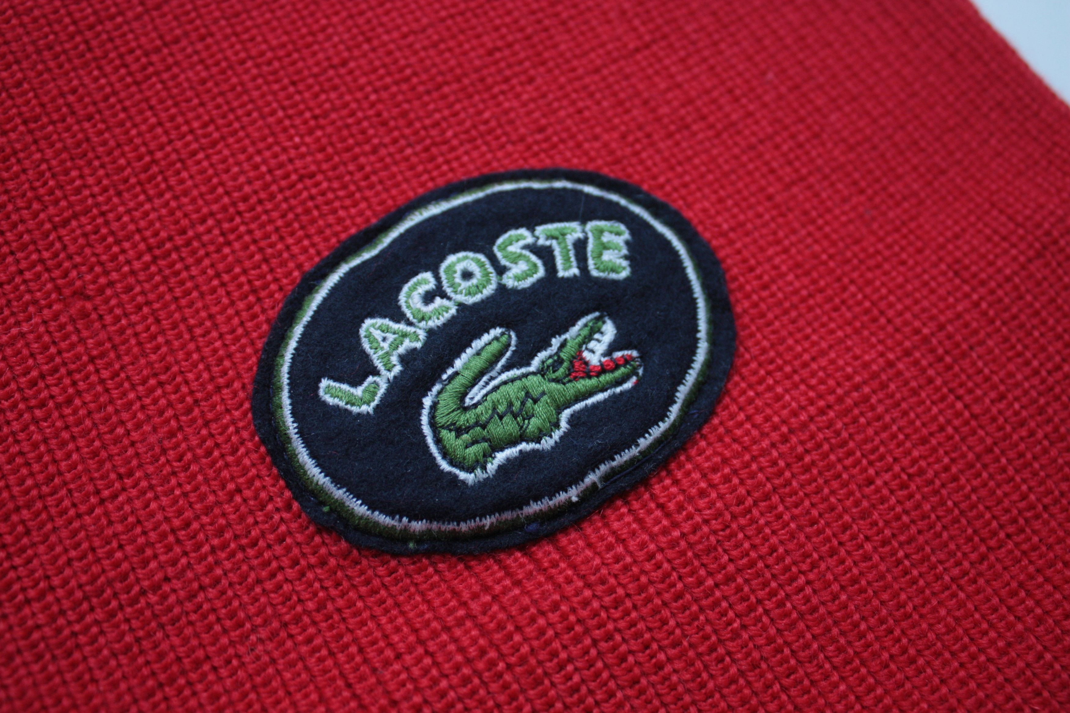 Lacoste Lacoste Vintage Red Hat Wool Silk Blend Made In France Size ONE SIZE - 3 Thumbnail