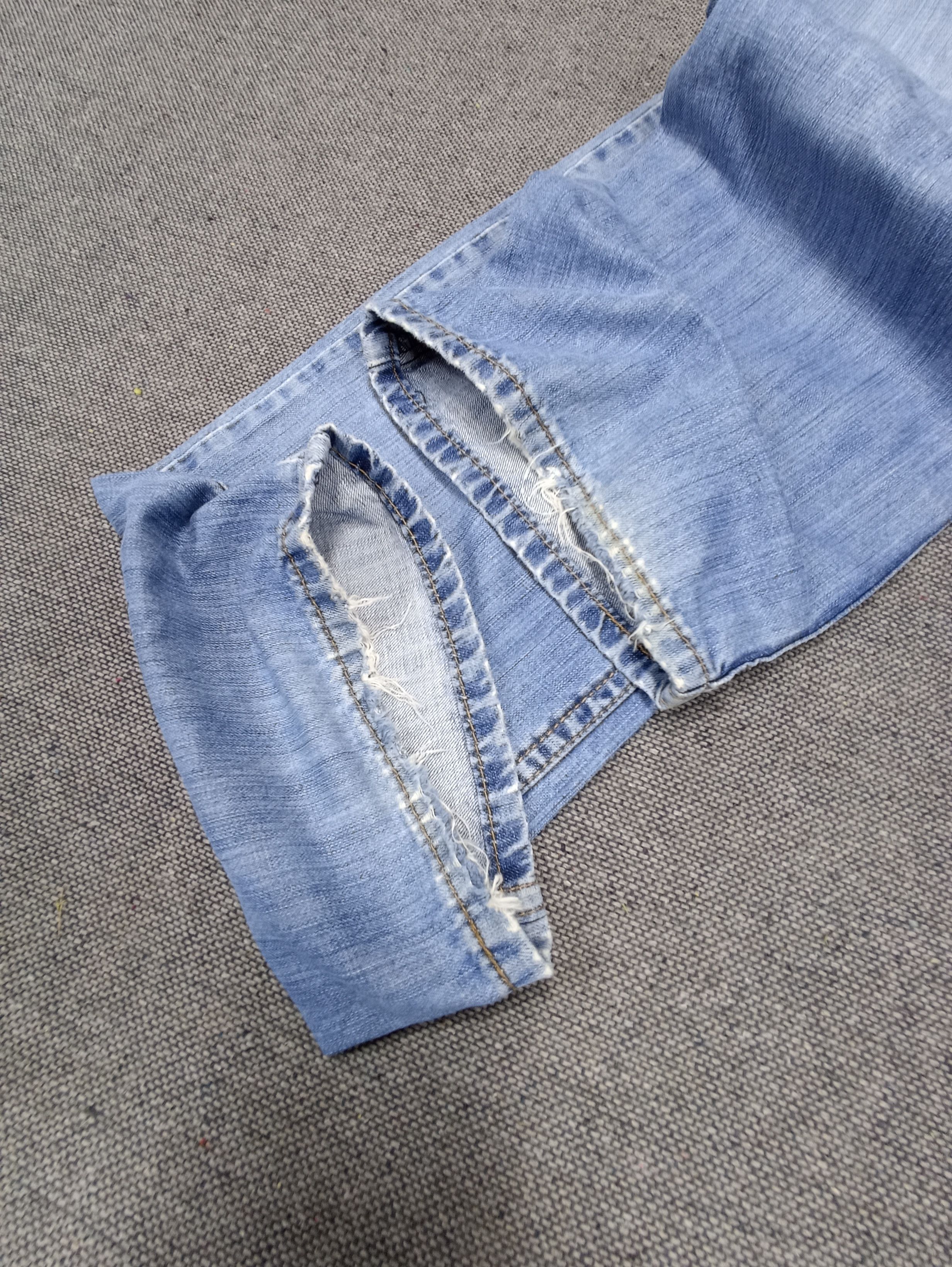 Jean × Levi's × Vintage Vintage Levis 505 Straight Fit Blue Wash Jeans - J162 Size US 34 / EU 50 - 7 Thumbnail