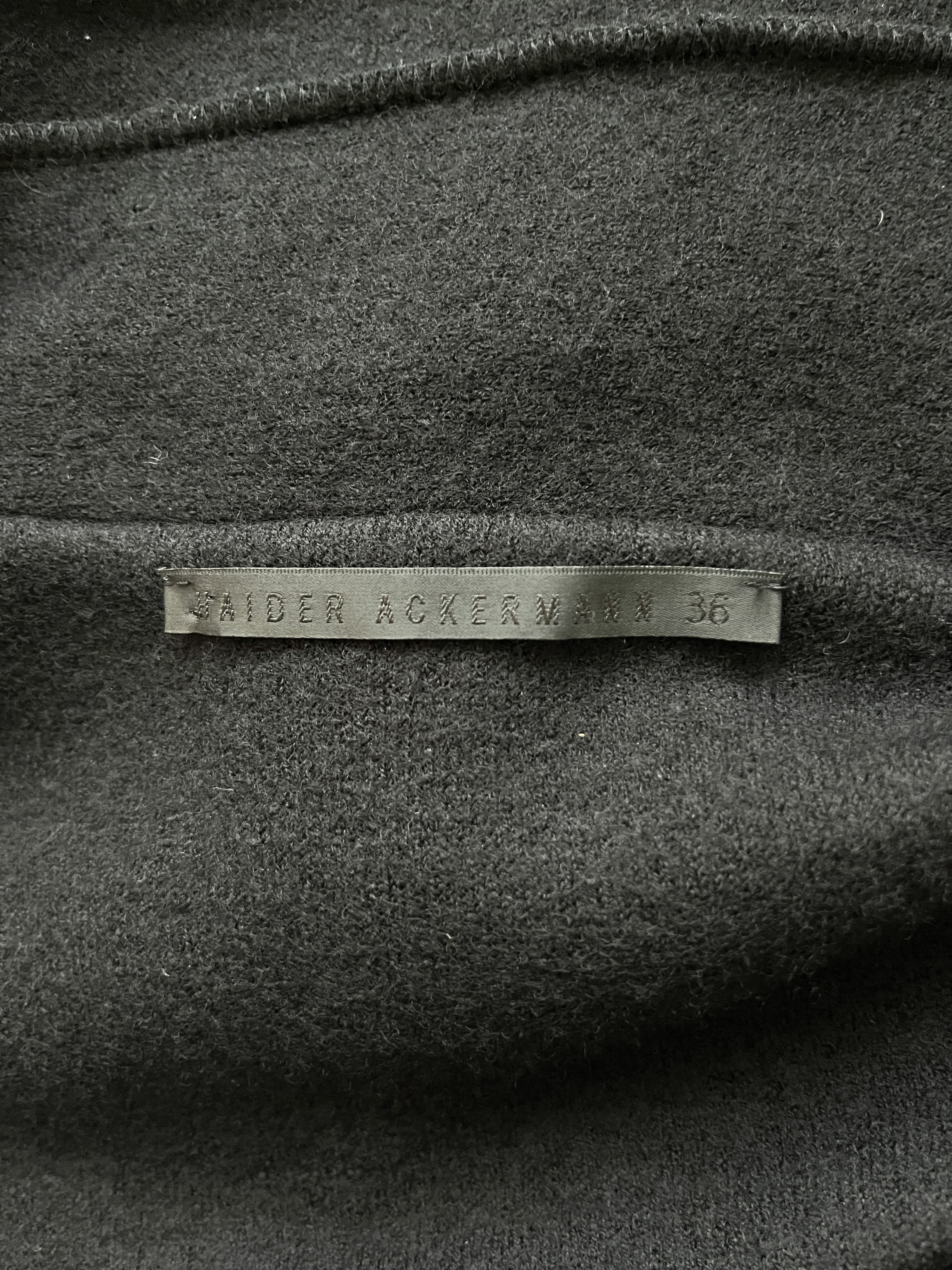 Haider Ackermann ⚡️QUICK SALE⚡️Haider Ackermann Black Backless Wool Dress Size S / US 4 / IT 40 - 3 Thumbnail