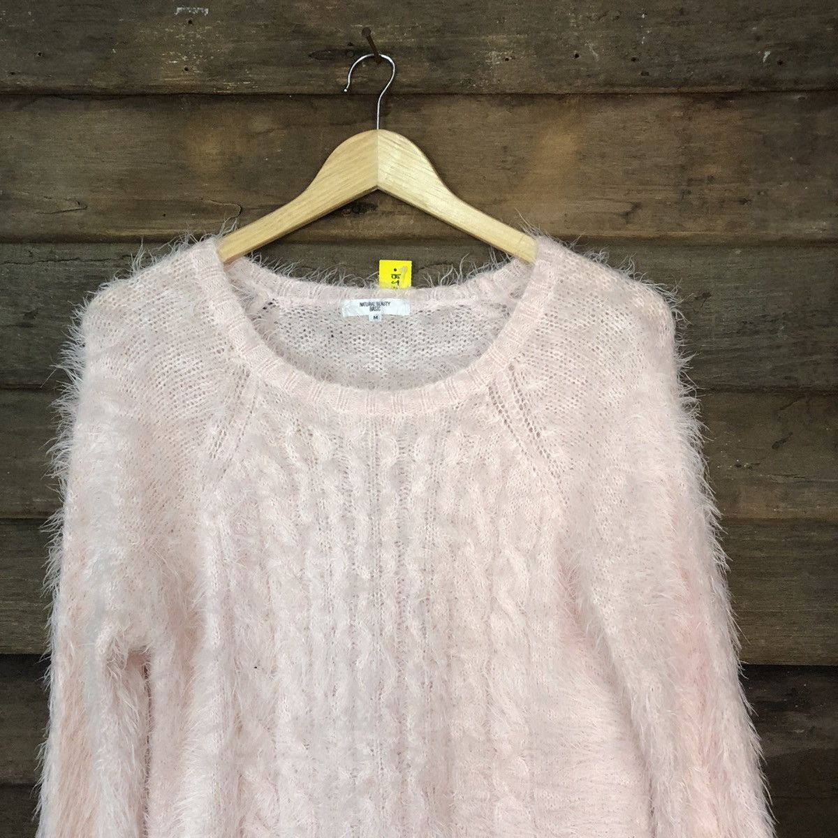Homespun Knitwear × Japanese Brand × Vintage DLS Natural Beauty Shag Shaggy Fur Mohair Knitwear #BB577 Size M / US 6-8 / IT 42-44 - 2 Thumbnail