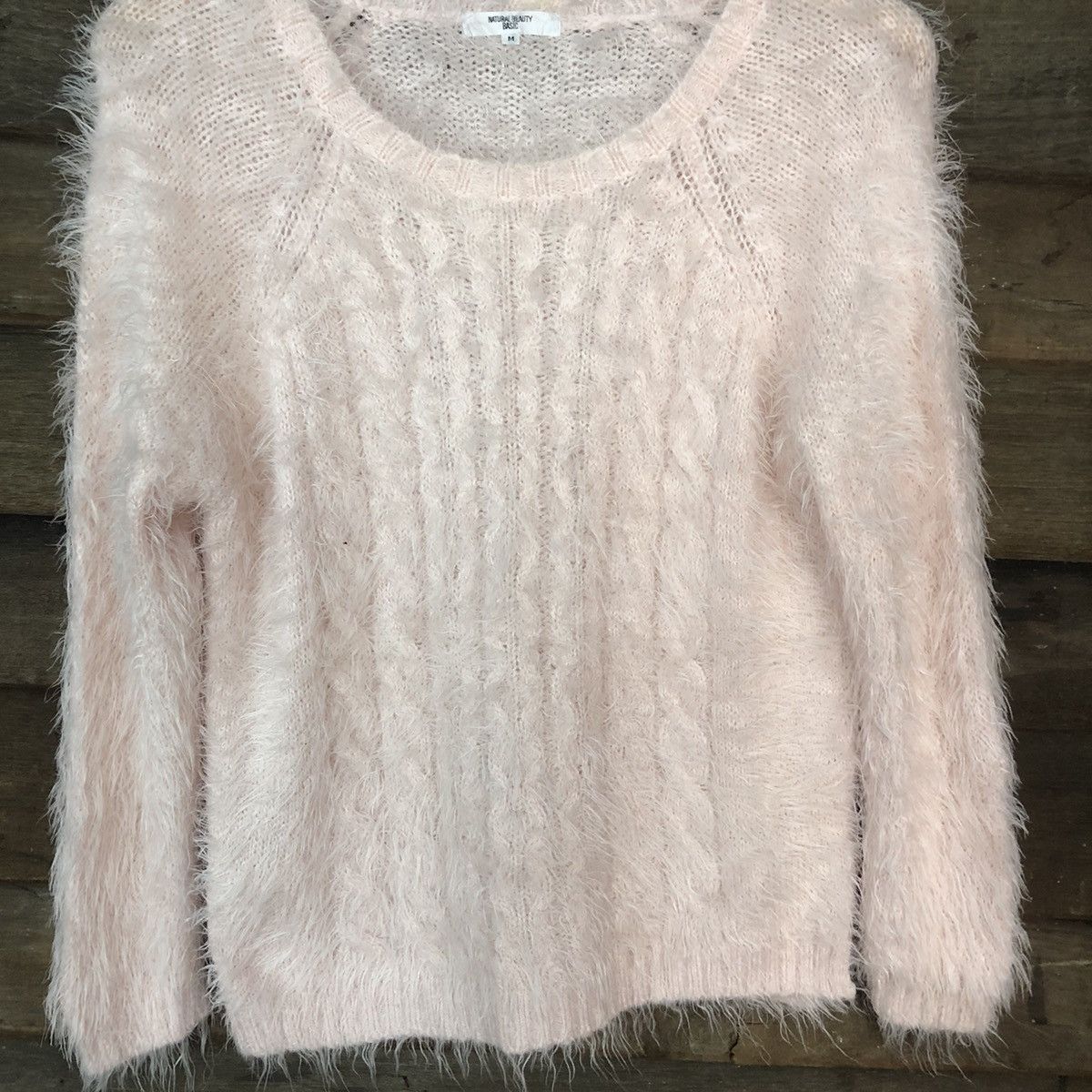 Homespun Knitwear × Japanese Brand × Vintage DLS Natural Beauty Shag Shaggy Fur Mohair Knitwear #BB577 Size M / US 6-8 / IT 42-44 - 7 Thumbnail