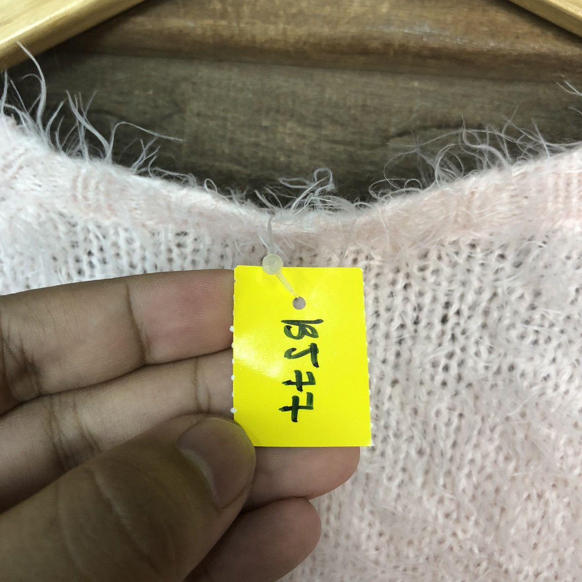 Homespun Knitwear × Japanese Brand × Vintage DLS Natural Beauty Shag Shaggy Fur Mohair Knitwear #BB577 Size M / US 6-8 / IT 42-44 - 10 Thumbnail
