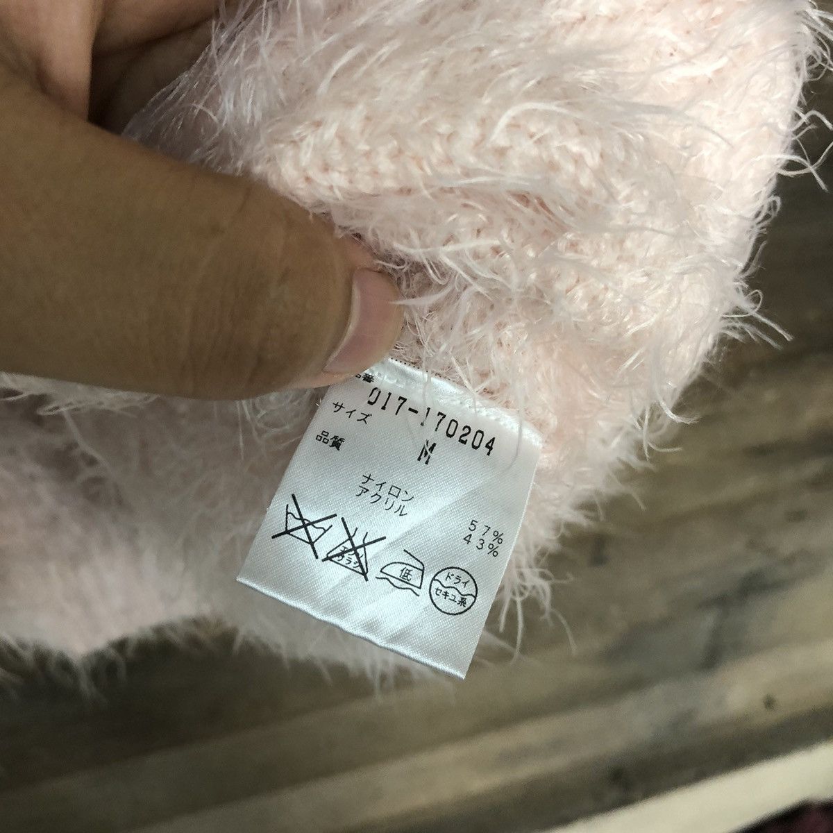 Homespun Knitwear × Japanese Brand × Vintage DLS Natural Beauty Shag Shaggy Fur Mohair Knitwear #BB577 Size M / US 6-8 / IT 42-44 - 8 Thumbnail