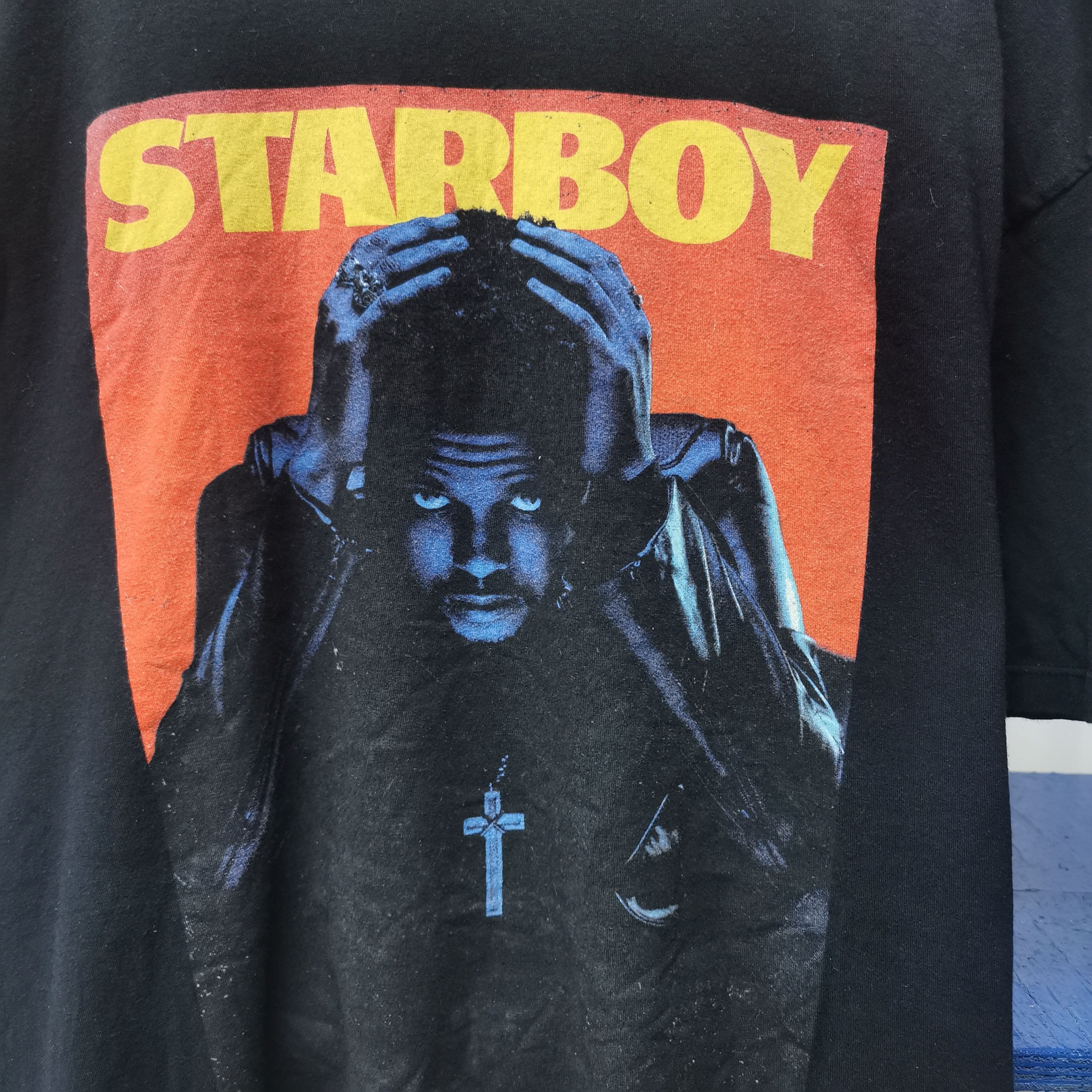 Band Tees × Rap Tees × Vintage Weeknd Starboy Mens Black T Shirt Official Adult XO Merch Size US XXL / EU 58 / 5 - 2 Thumbnail
