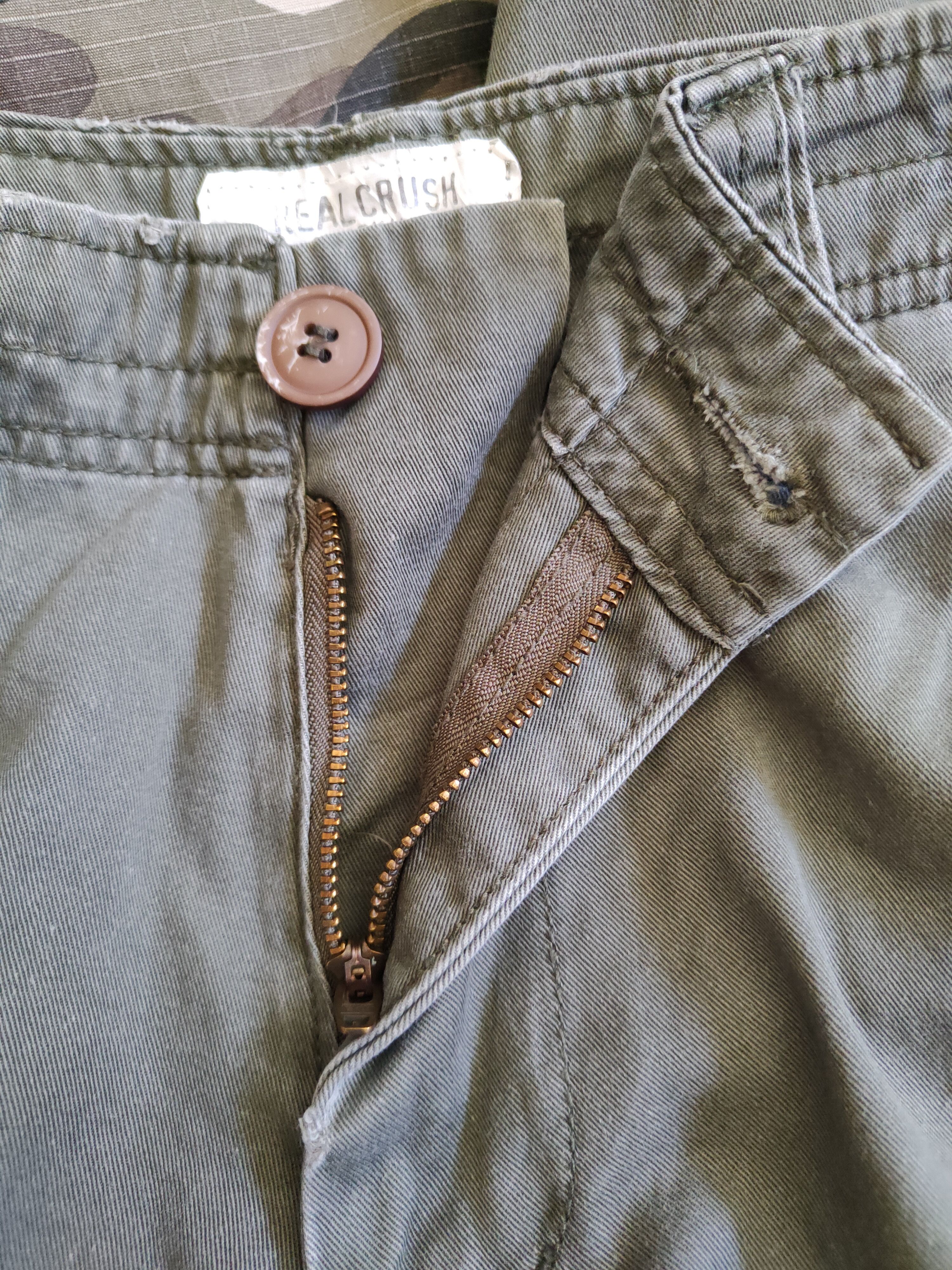 Japanese Brand Real Crush Clothing Multi Pocket Tactical Cargo Pants #S697 Size US 34 / EU 50 - 13 Thumbnail
