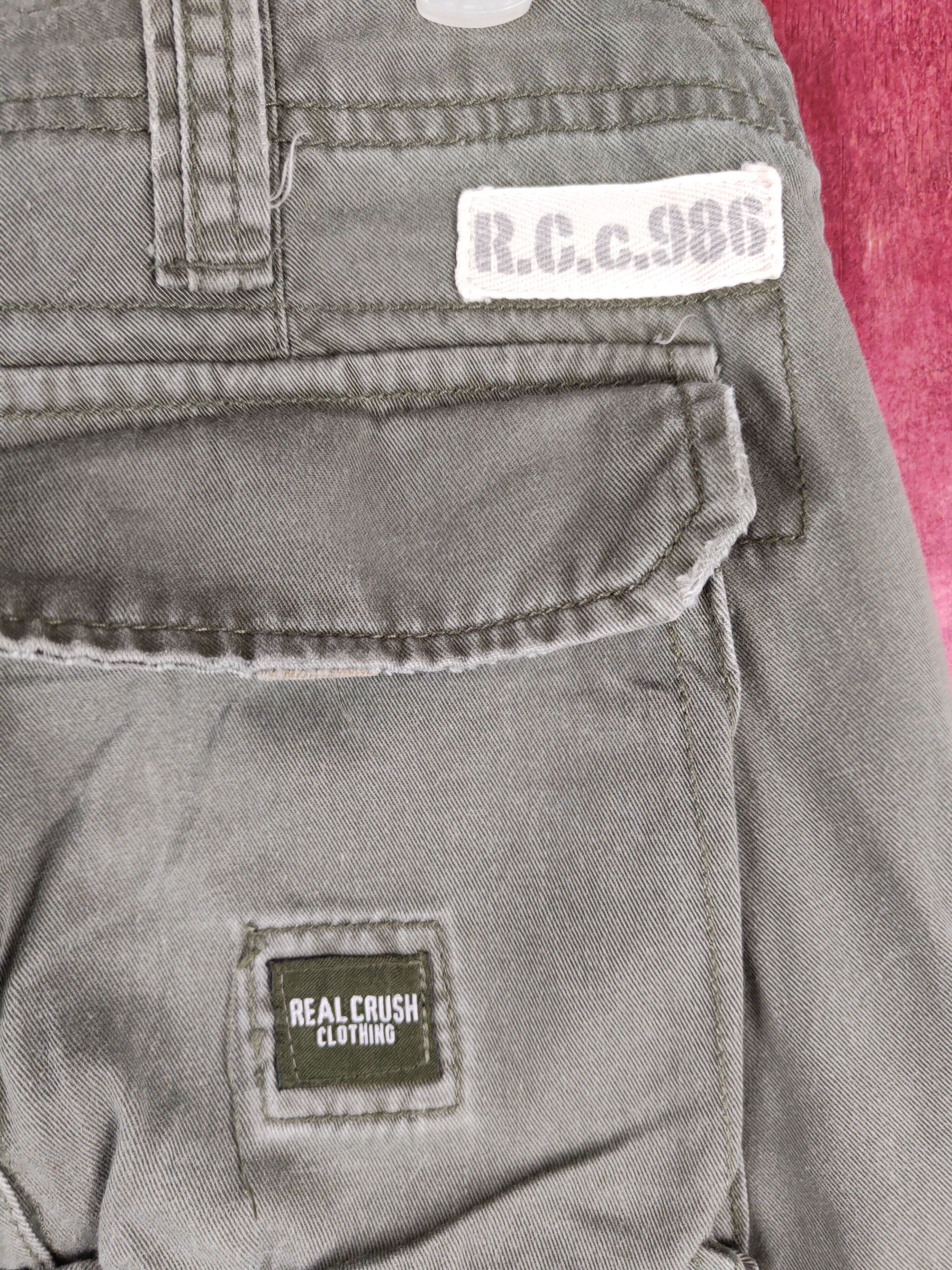 Japanese Brand Real Crush Clothing Multi Pocket Tactical Cargo Pants #S697 Size US 34 / EU 50 - 10 Thumbnail