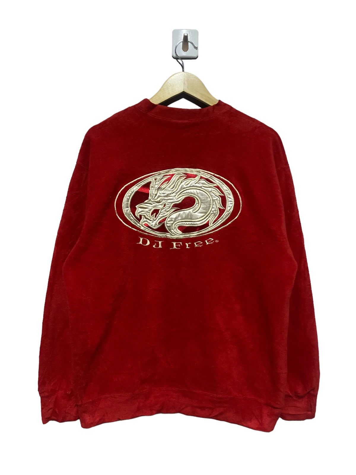 Japanese Brand 🔥SALE🔥DJ FREE DRAGON MOTIFS FLEECE SWEATSHIRT Size US L / EU 52-54 / 3 - 1 Thumbnail