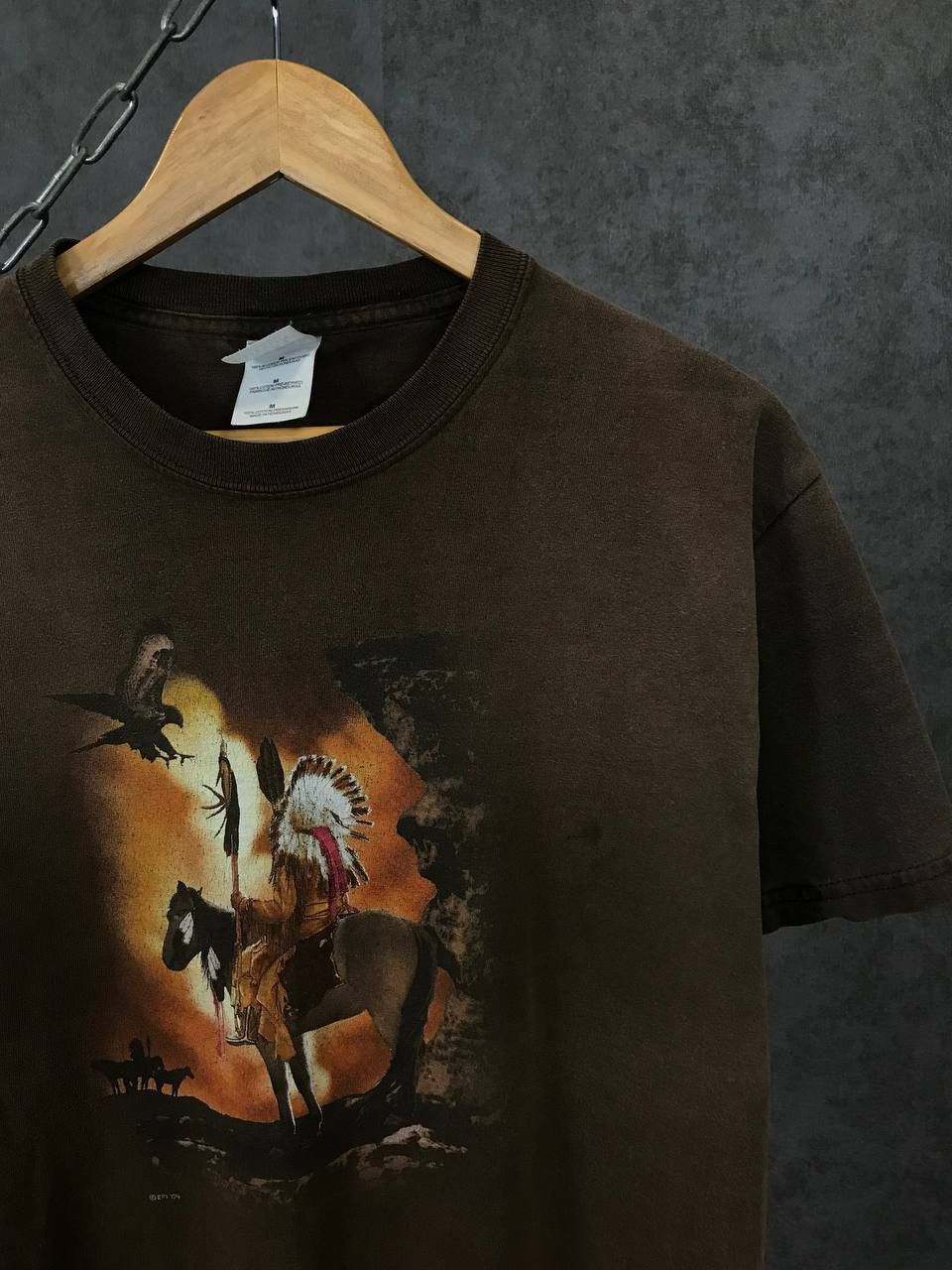 Vintage Indians Animal USA 2004 tee Size US M / EU 48-50 / 2 - 2 Thumbnail