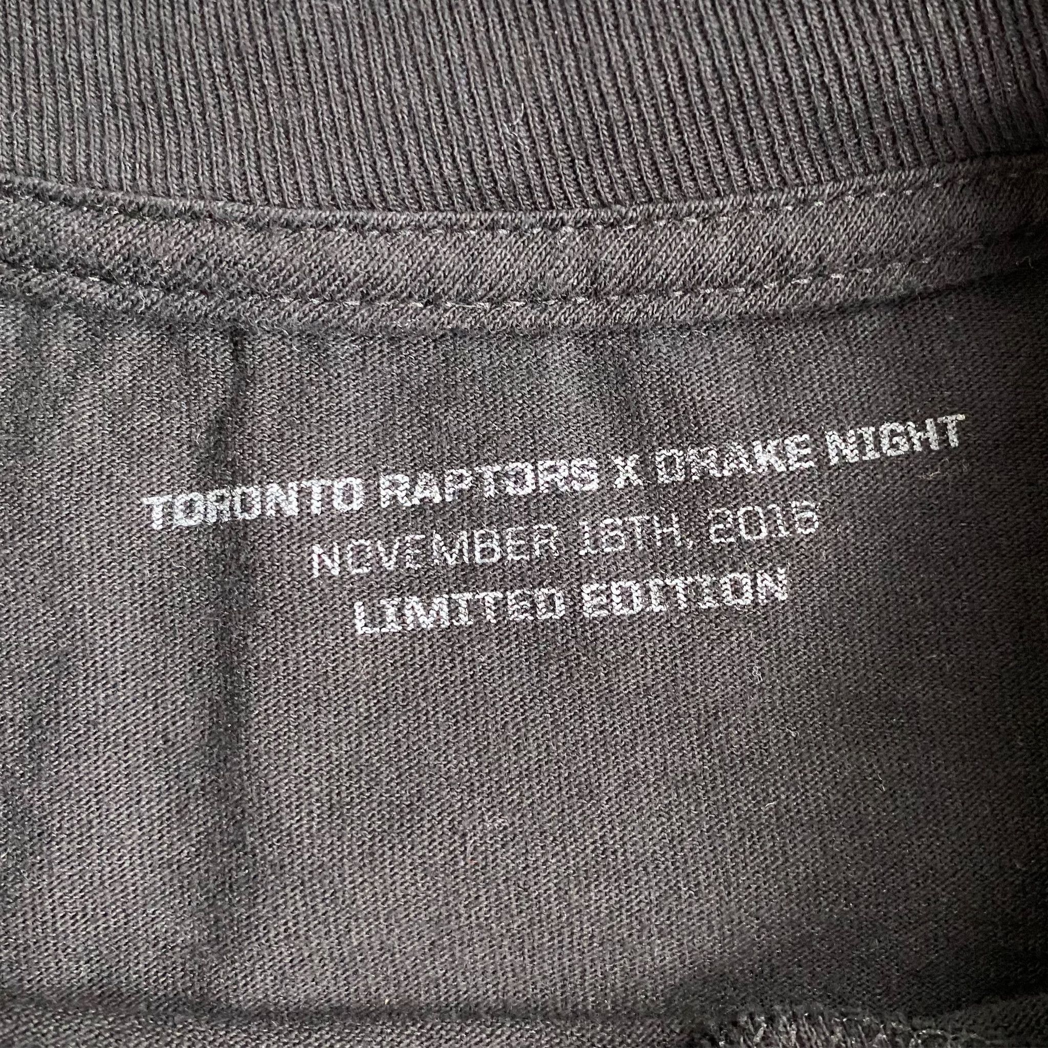 NBA 2016 Toronto Raptors Drake Night Limited Edition Longsleeve Size US M / EU 48-50 / 2 - 4 Preview
