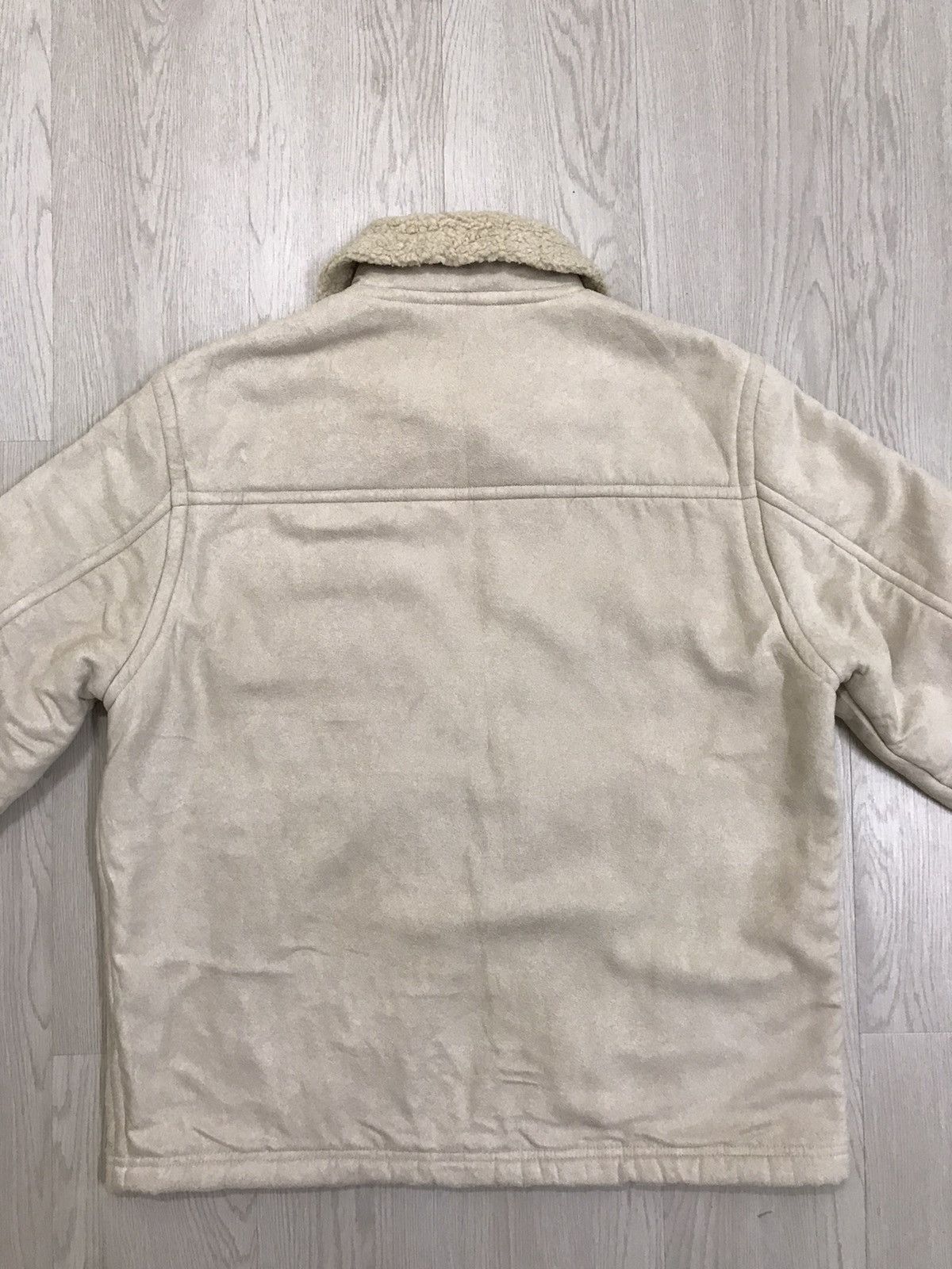 Japanese Brand × Uniqlo × Vintage Vintage Suede Jacket Deep Pile Sherpa Jacket Size US M / EU 48-50 / 2 - 8 Thumbnail