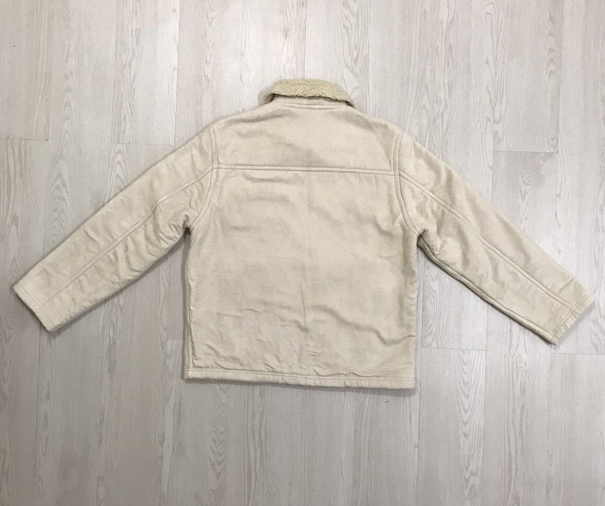 Japanese Brand × Uniqlo × Vintage Vintage Suede Jacket Deep Pile Sherpa Jacket Size US M / EU 48-50 / 2 - 7 Thumbnail