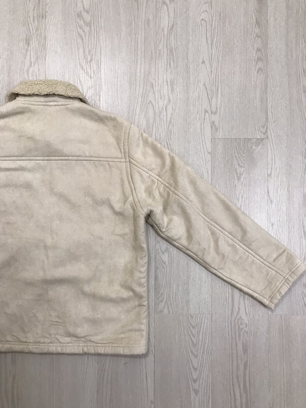 Japanese Brand × Uniqlo × Vintage Vintage Suede Jacket Deep Pile Sherpa Jacket Size US M / EU 48-50 / 2 - 9 Thumbnail