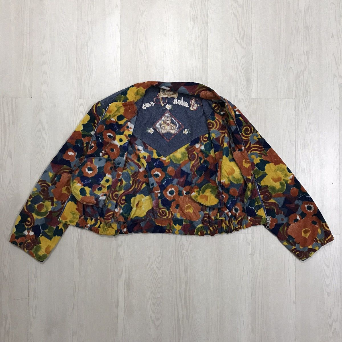 Vintage 💥RARE💥 Vintage 80s La Baita Fleece Printed Jacket Size US M / EU 48-50 / 2 - 2 Thumbnail
