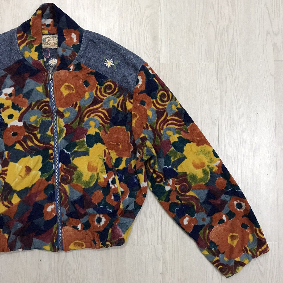 Vintage 💥RARE💥 Vintage 80s La Baita Fleece Printed Jacket Size US M / EU 48-50 / 2 - 4 Thumbnail