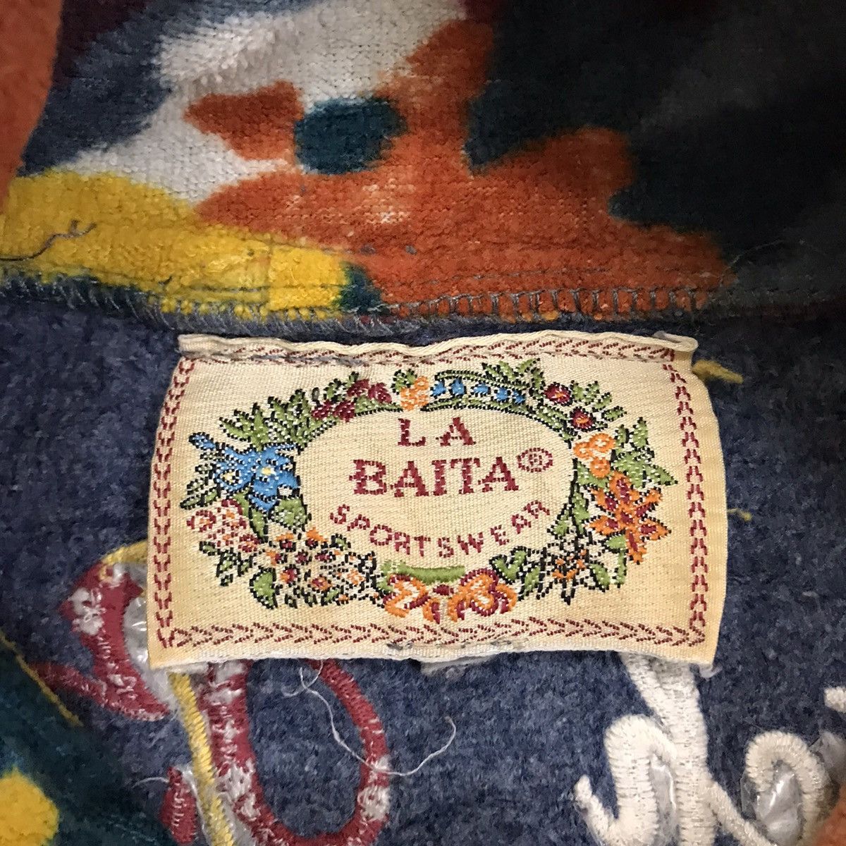 Vintage 💥RARE💥 Vintage 80s La Baita Fleece Printed Jacket Size US M / EU 48-50 / 2 - 11 Thumbnail