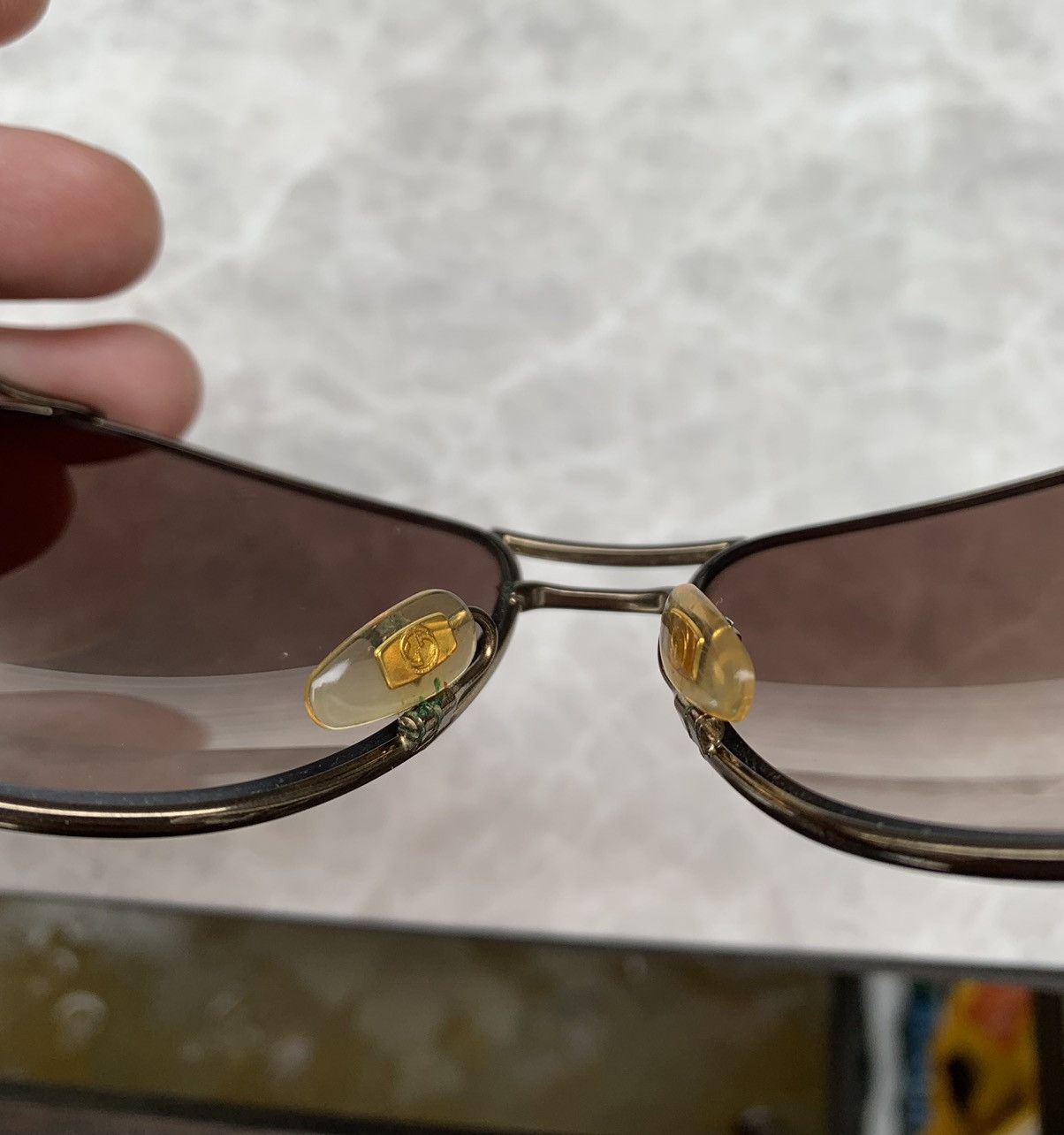 Gucci × Vintage 2000s Gucci Bellboy Logo Metal Sunglasses Y2K Oversized OS Size ONE SIZE - 10 Thumbnail