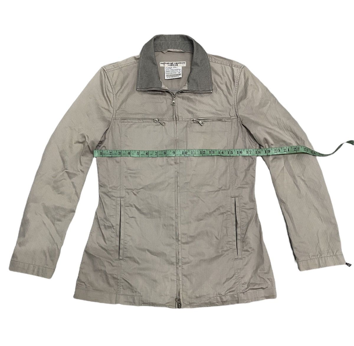 Katharine Hamnett London × Vintage Vintage Katharine Hamnett London Zipper Light Jacket Size M / US 6-8 / IT 42-44 - 10 Thumbnail