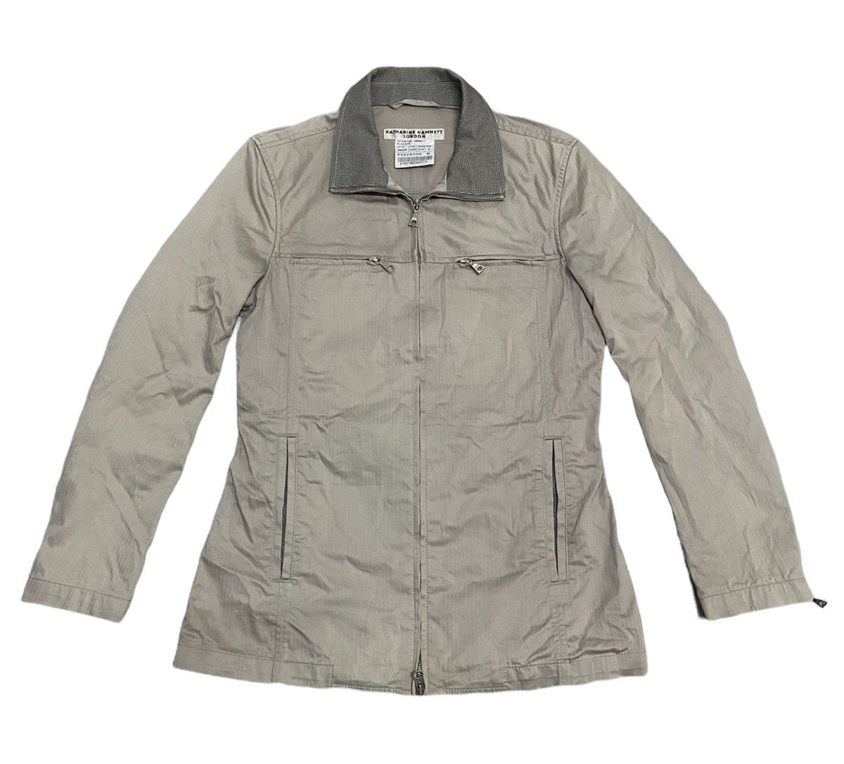Katharine Hamnett London × Vintage Vintage Katharine Hamnett London Zipper Light Jacket Size M / US 6-8 / IT 42-44 - 1 Thumbnail