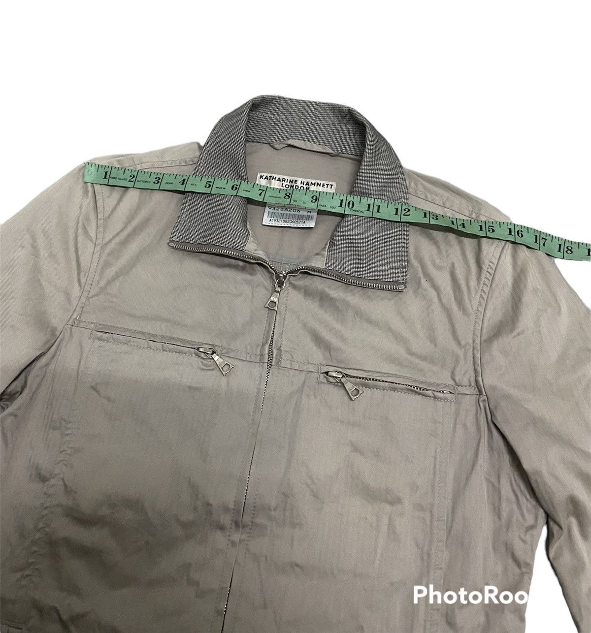 Katharine Hamnett London × Vintage Vintage Katharine Hamnett London Zipper Light Jacket Size M / US 6-8 / IT 42-44 - 9 Thumbnail