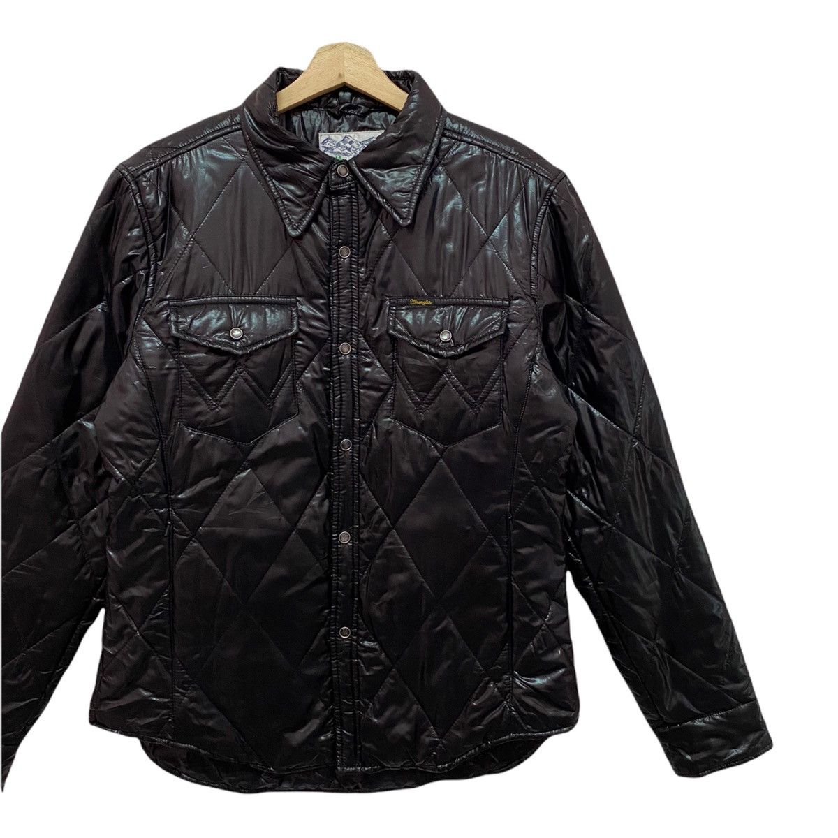 Wrangler 🔥VTG 80s WRANGLER OUTERWEAR PUFFER GOOSE DOWN BUTTON JACKET Size US S / EU 44-46 / 1 - 7 Thumbnail