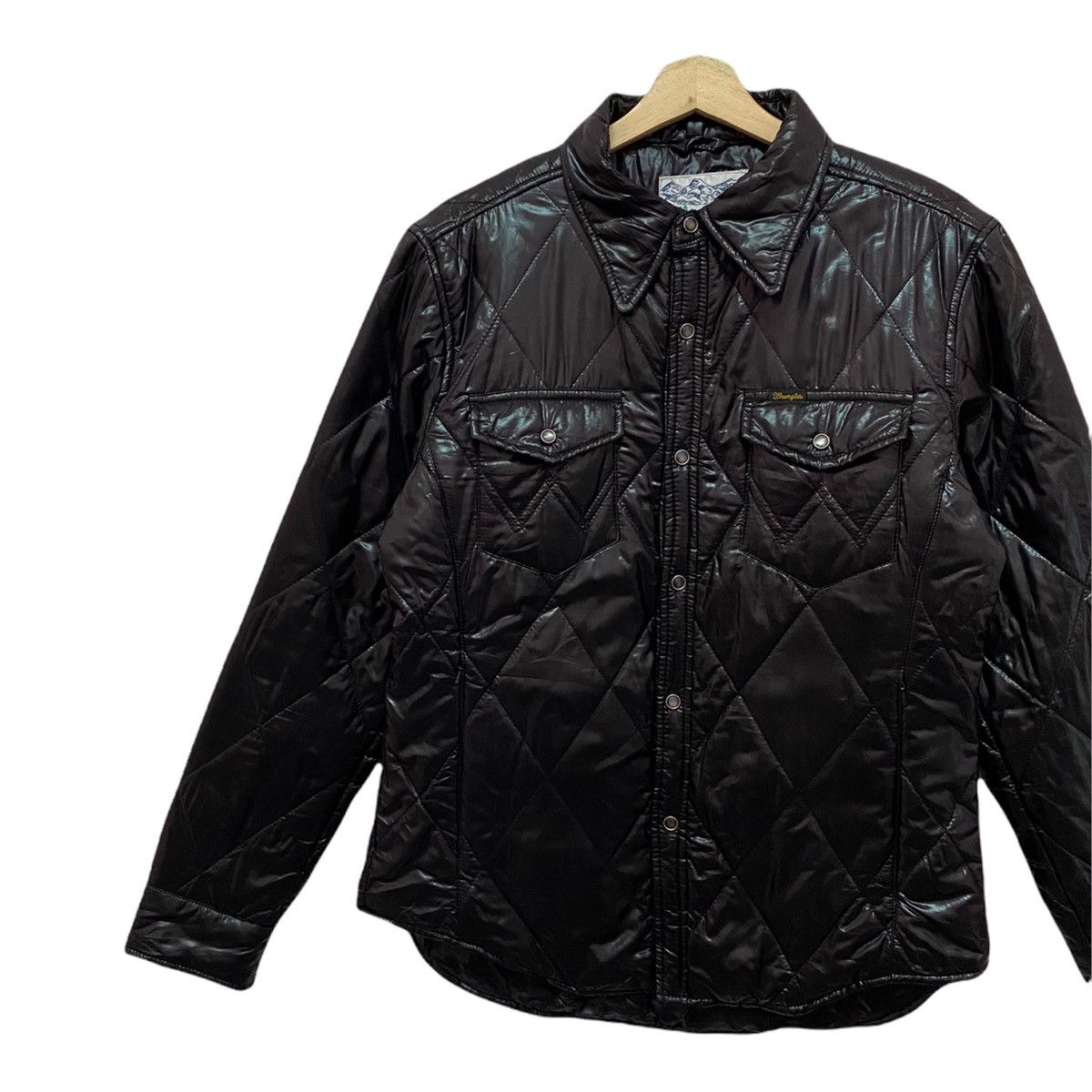 Wrangler 🔥VTG 80s WRANGLER OUTERWEAR PUFFER GOOSE DOWN BUTTON JACKET Size US S / EU 44-46 / 1 - 8 Thumbnail