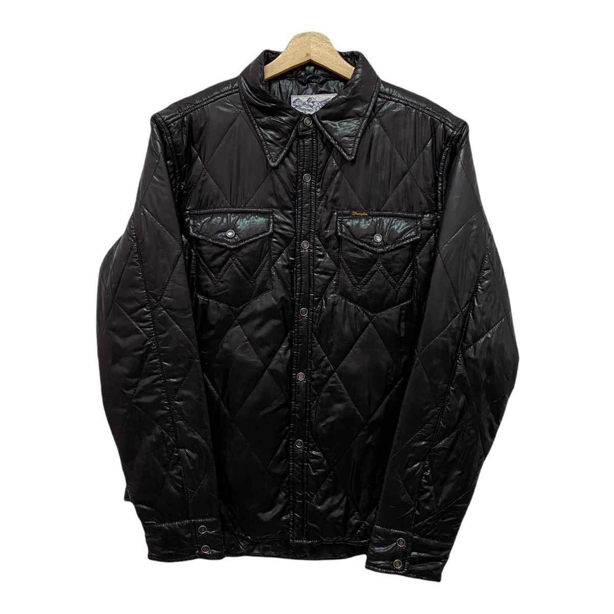 Wrangler 🔥VTG 80s WRANGLER OUTERWEAR PUFFER GOOSE DOWN BUTTON JACKET Size US S / EU 44-46 / 1 - 3 Thumbnail