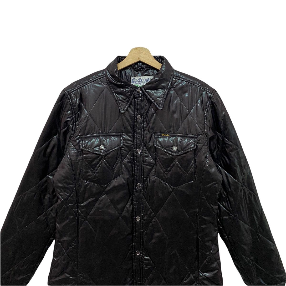 Wrangler 🔥VTG 80s WRANGLER OUTERWEAR PUFFER GOOSE DOWN BUTTON JACKET Size US S / EU 44-46 / 1 - 5 Thumbnail