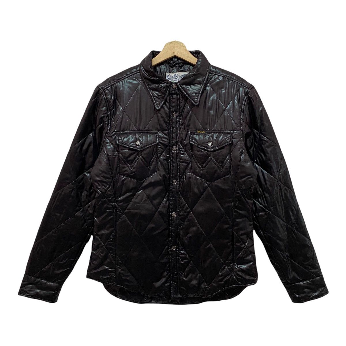 Wrangler 🔥VTG 80s WRANGLER OUTERWEAR PUFFER GOOSE DOWN BUTTON JACKET Size US S / EU 44-46 / 1 - 9 Thumbnail