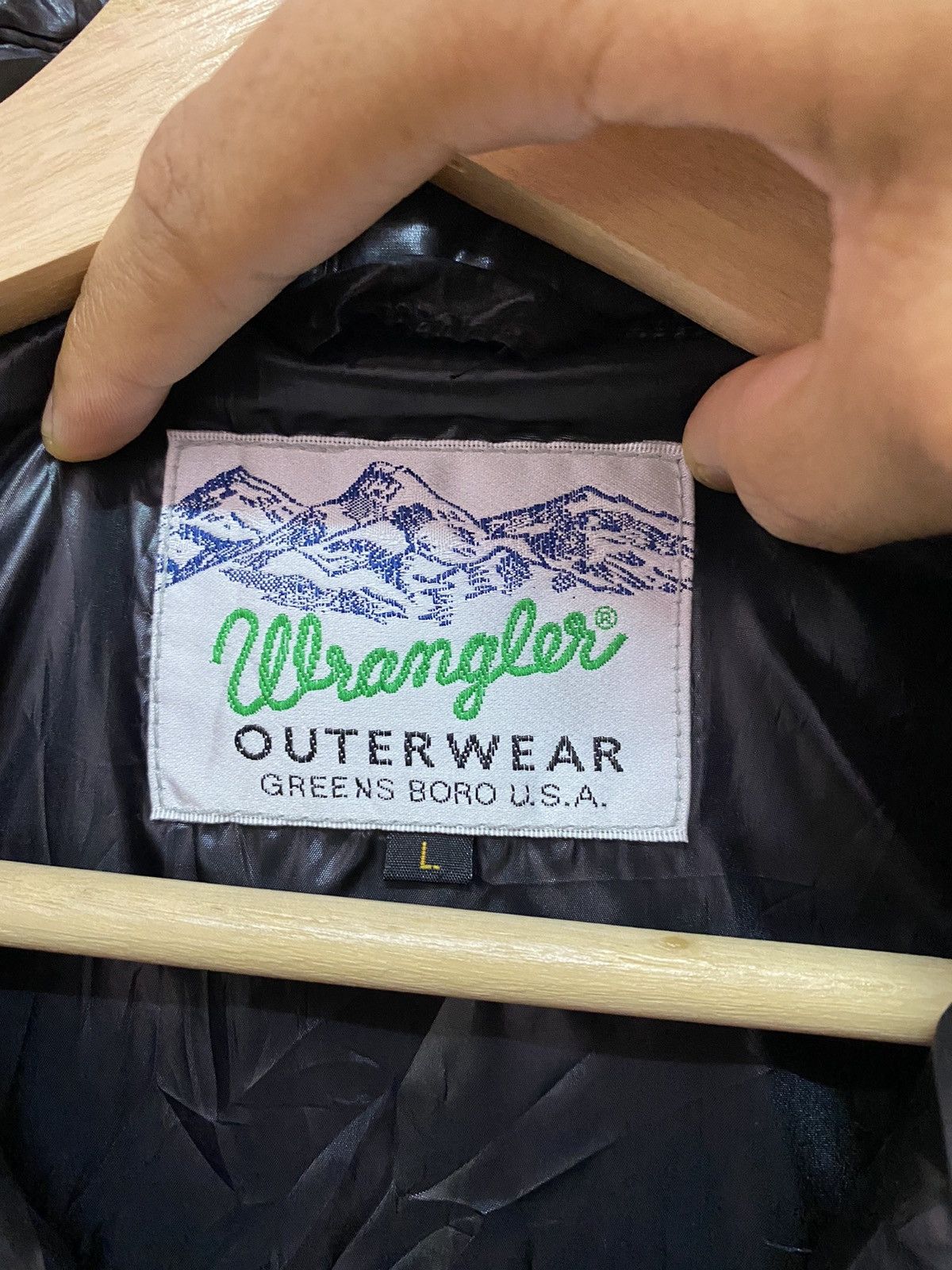 Wrangler 🔥VTG 80s WRANGLER OUTERWEAR PUFFER GOOSE DOWN BUTTON JACKET Size US S / EU 44-46 / 1 - 11 Thumbnail