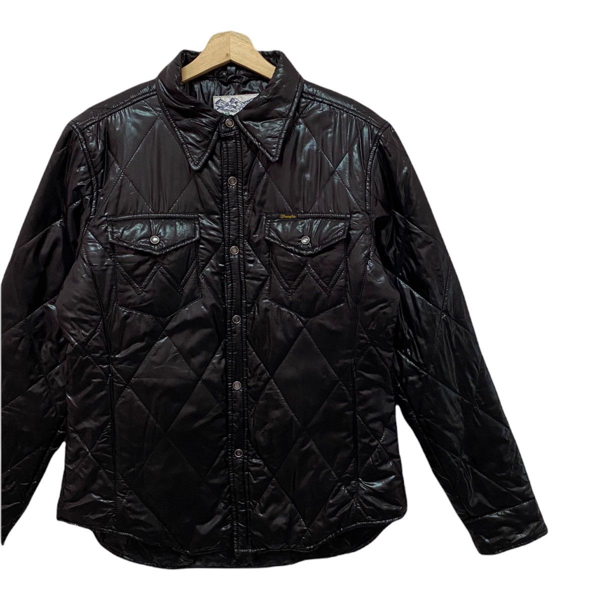 Wrangler 🔥VTG 80s WRANGLER OUTERWEAR PUFFER GOOSE DOWN BUTTON JACKET Size US S / EU 44-46 / 1 - 10 Thumbnail