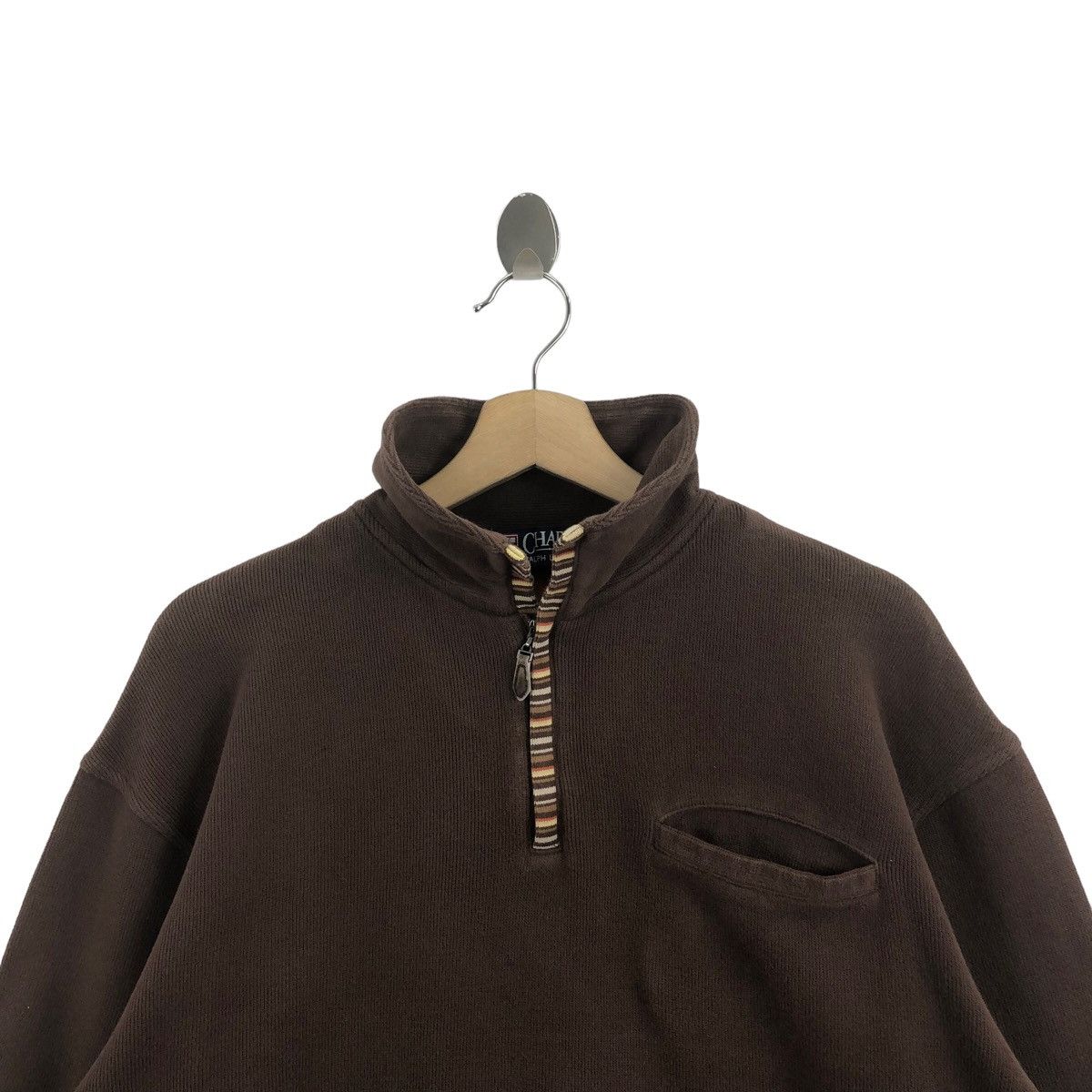 Pick!! Vtg CHAPS RALPH LAUREN Half Bottom Sweatshirt