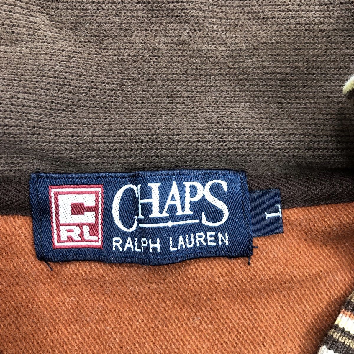 Pick!! Vtg CHAPS RALPH LAUREN Half Bottom Sweatshirt