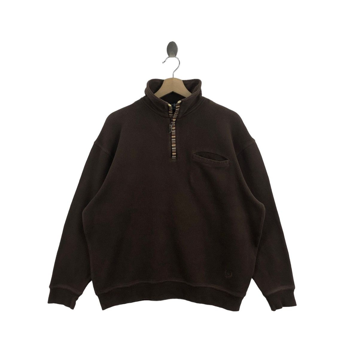 Pick!! Vtg CHAPS RALPH LAUREN Half Bottom Sweatshirt