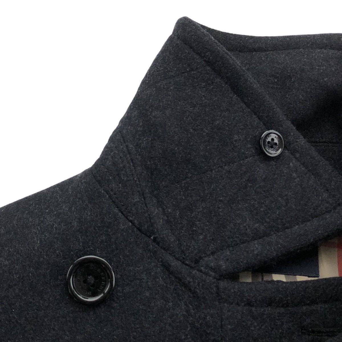 Burberry Authentic Burberry London Black Wool Lined Novacheck Jacket Size US M / EU 48-50 / 2 - 12 Thumbnail