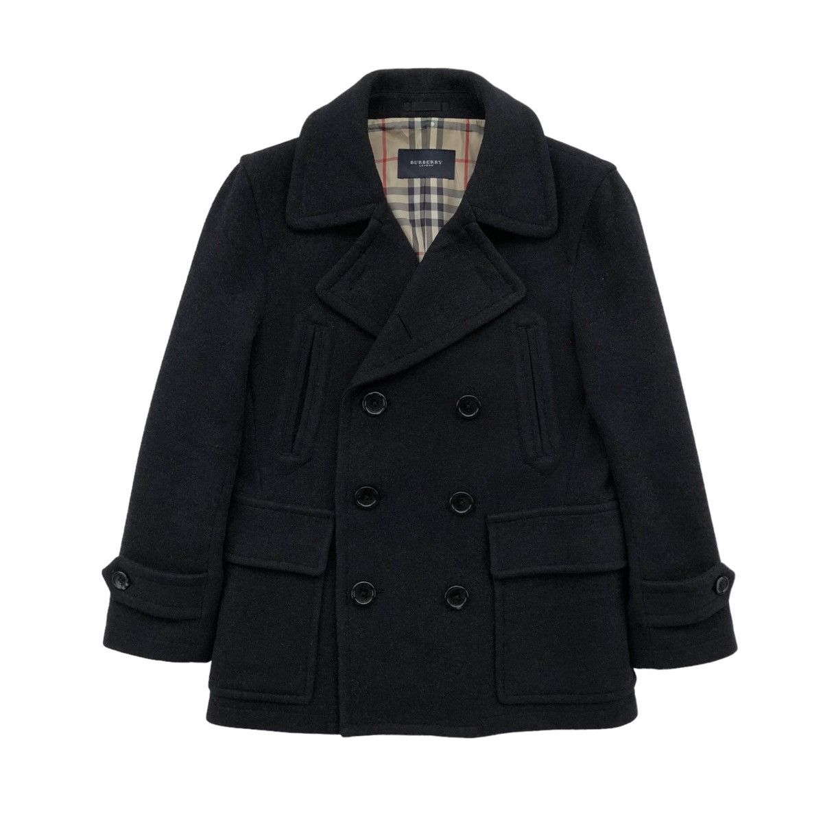 Burberry Authentic Burberry London Black Wool Lined Novacheck Jacket Size US M / EU 48-50 / 2 - 3 Thumbnail