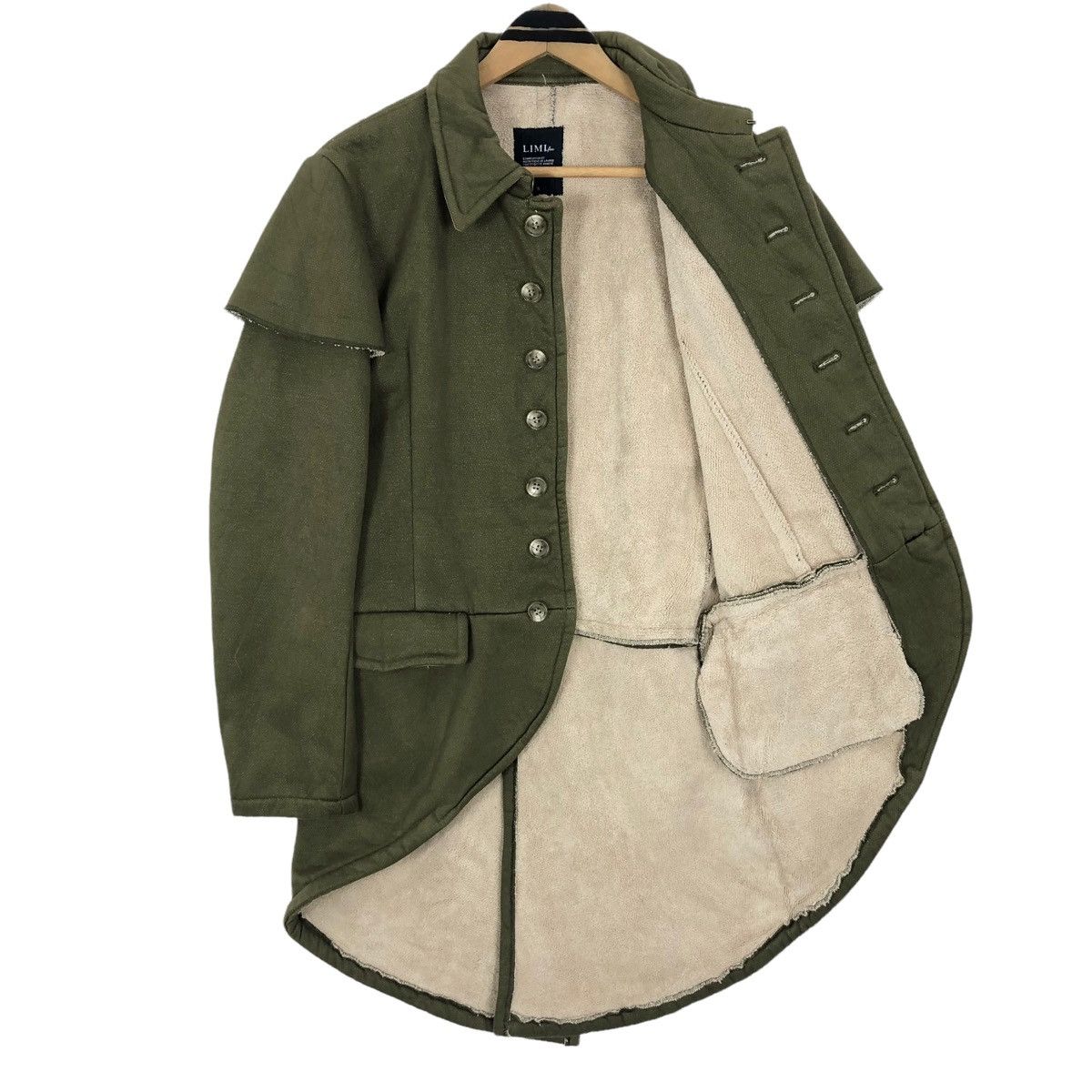 Japanese Brand Vintage Limi Feu Yohji Yamamoto A/W 2011 Parka Size S / US 4 / IT 40 - 7 Thumbnail