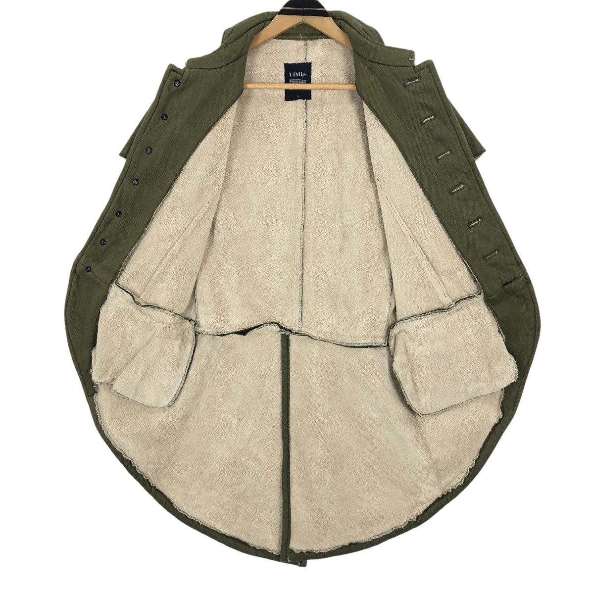Japanese Brand Vintage Limi Feu Yohji Yamamoto A/W 2011 Parka Size S / US 4 / IT 40 - 8 Thumbnail