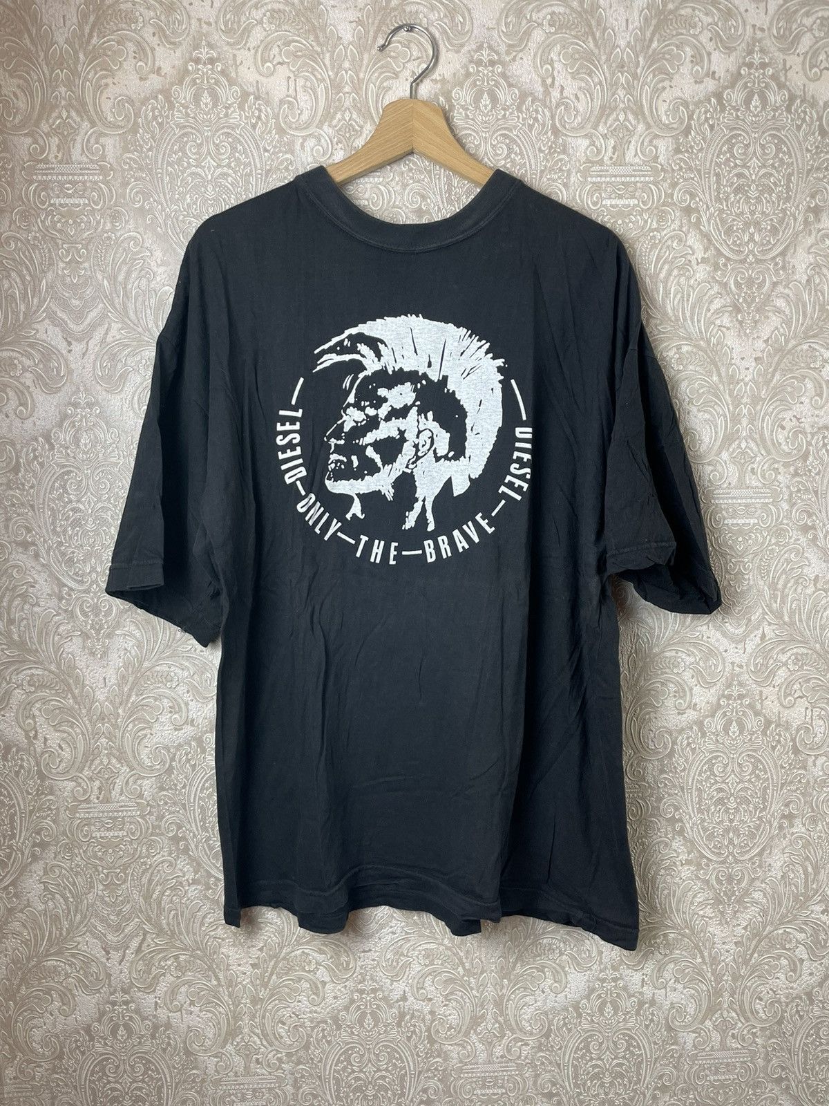 Diesel Vintage Washed black T-Shirt Tee Print Diesel | Grailed