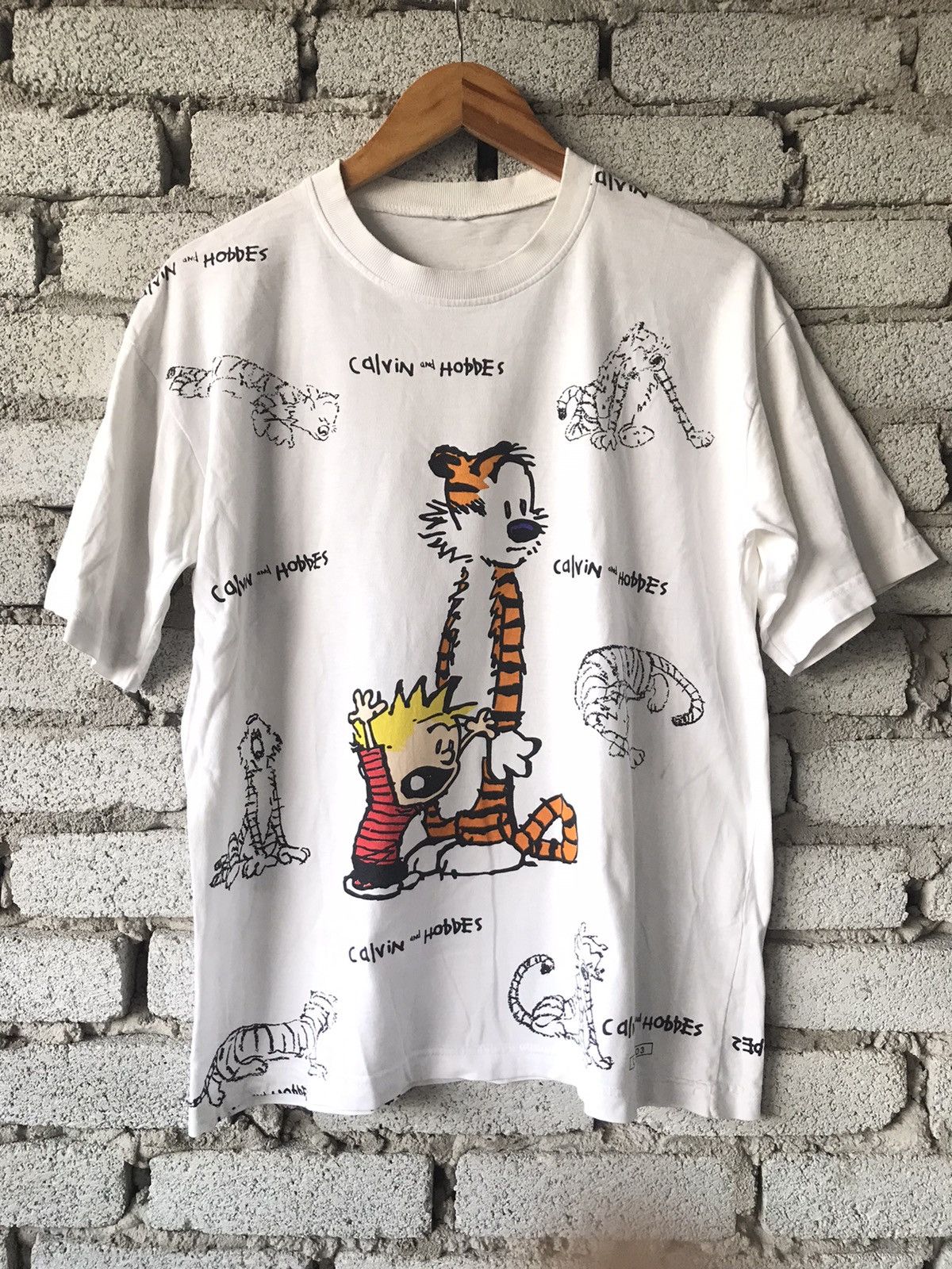 Vintage Vintage Calvin and Hobbes Comic Size US S / EU 44-46 / 1 - 1 Thumbnail
