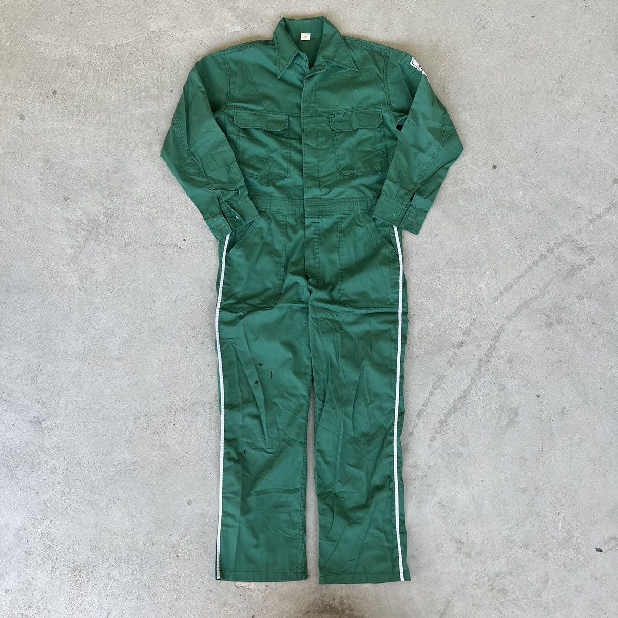 Japanese Brand × Vintage Vintage 1990's Mitsubishi Motor Jumpsuit Overall Size US L / EU 52-54 / 3 - 4 Thumbnail