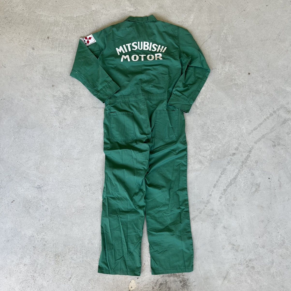 Japanese Brand × Vintage Vintage 1990's Mitsubishi Motor Jumpsuit Overall Size US L / EU 52-54 / 3 - 1 Thumbnail